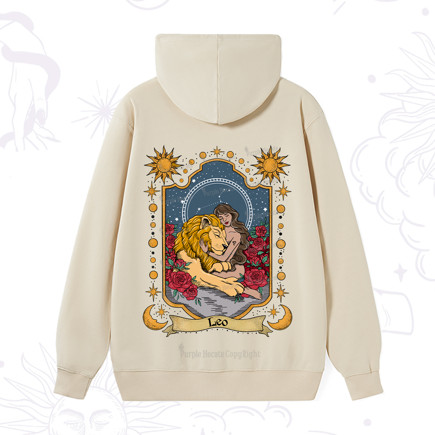 Purplehecate Leo Zodiac Hoodie