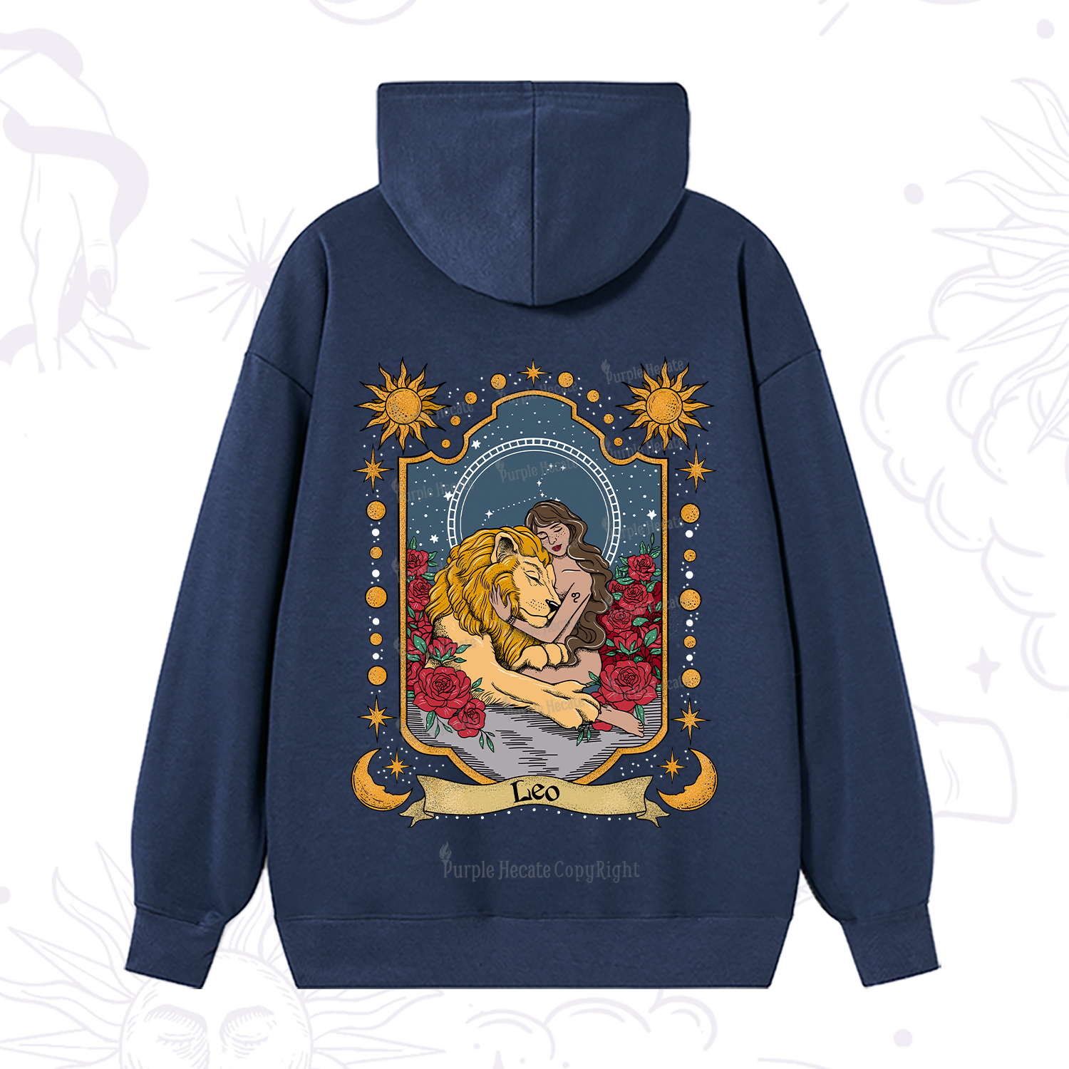 Purplehecate Leo Zodiac Hoodie