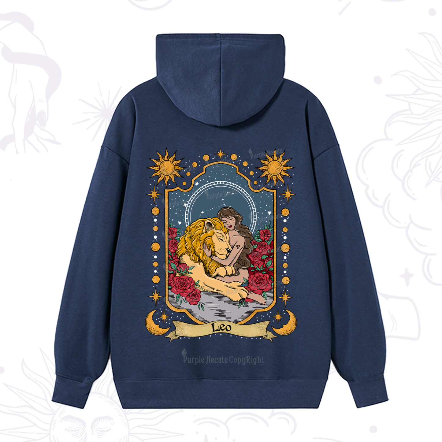 Purplehecate Leo Zodiac Hoodie
