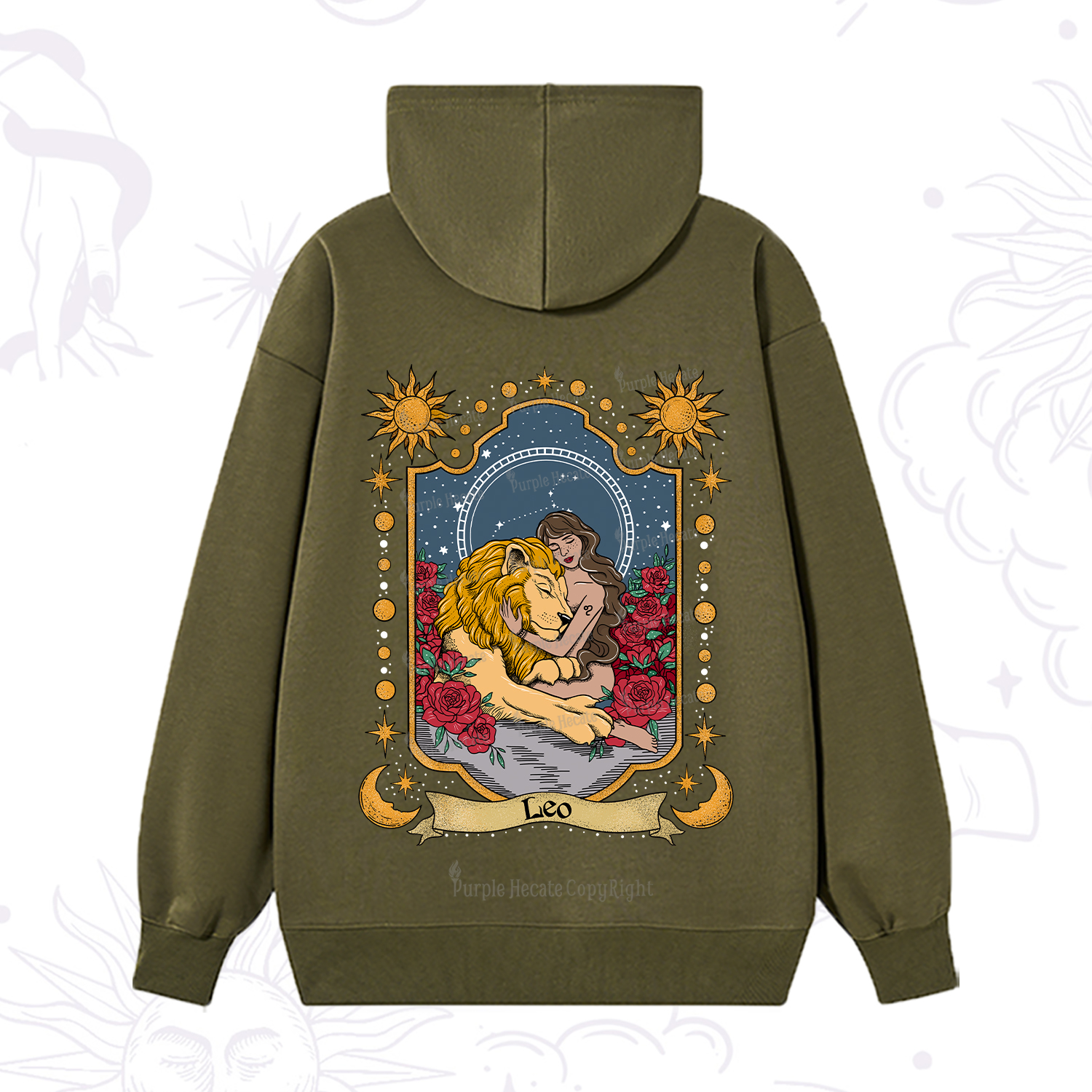 Purplehecate Leo Zodiac Hoodie