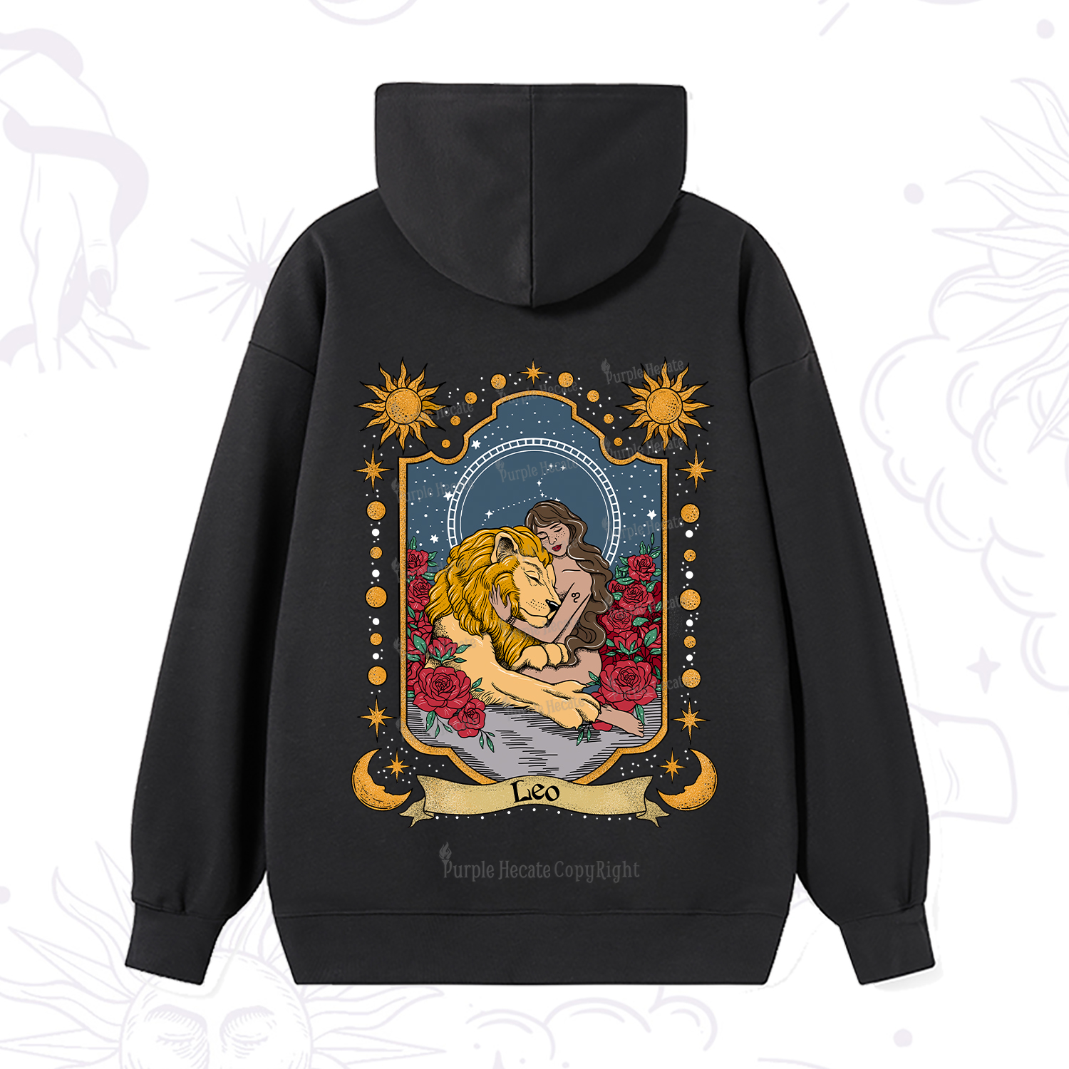Purplehecate Leo Zodiac Hoodie