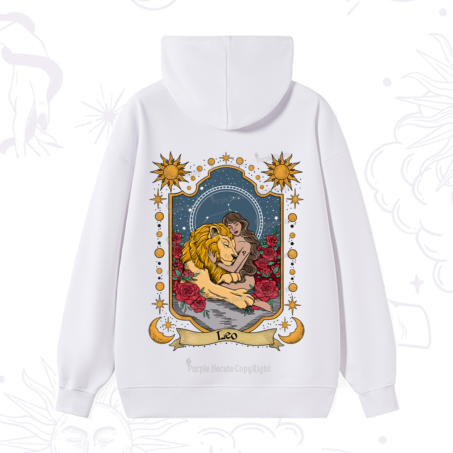 Purplehecate Leo Zodiac Hoodie