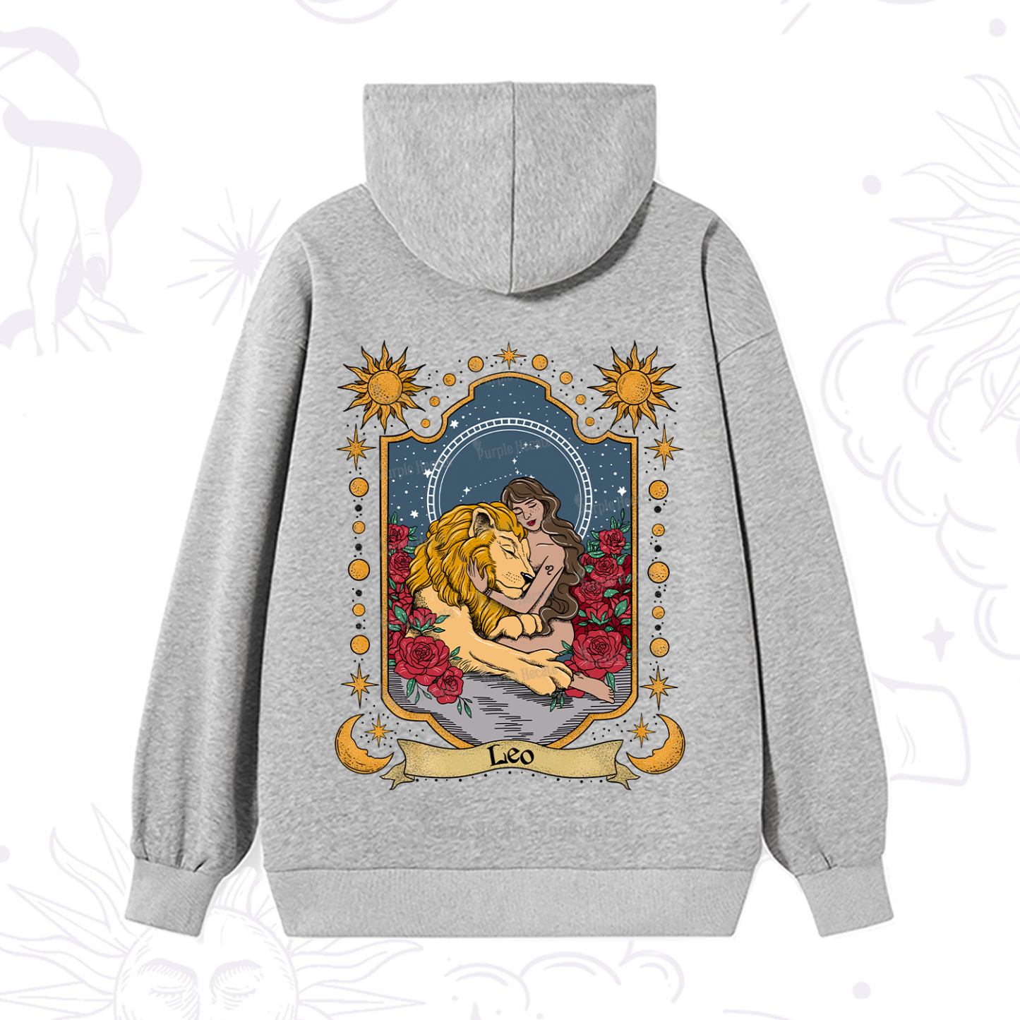 Purplehecate Leo Zodiac Hoodie