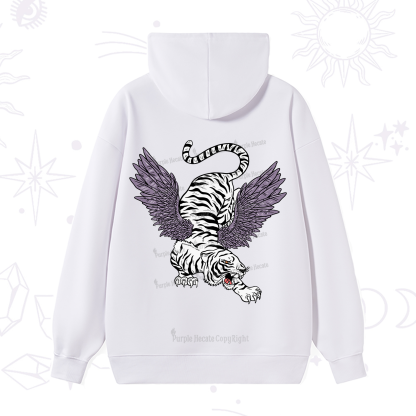 Purplehecate Tiger With Wings Hoodie