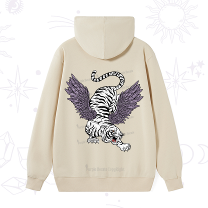 Purplehecate Tiger With Wings Hoodie