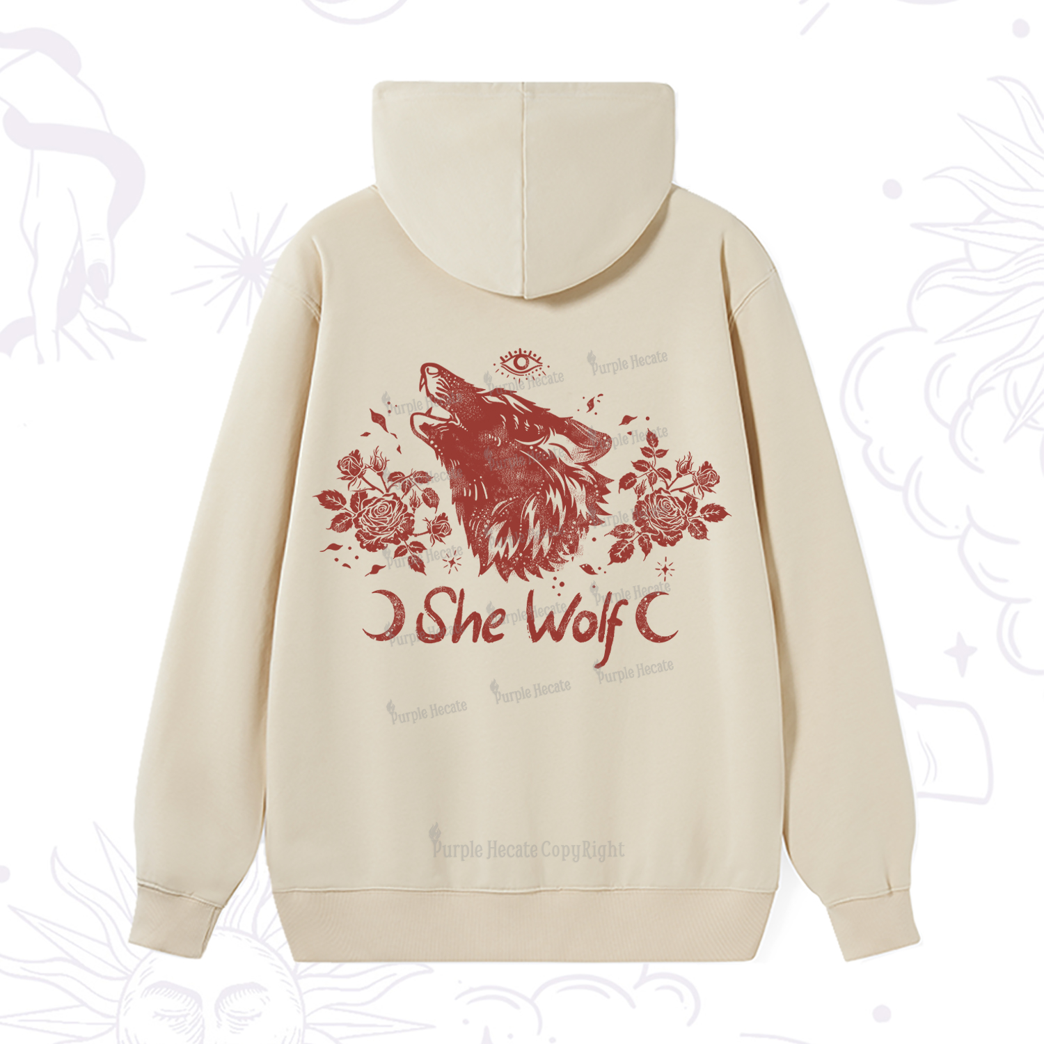 Purplehecate She Wolf Hoodie