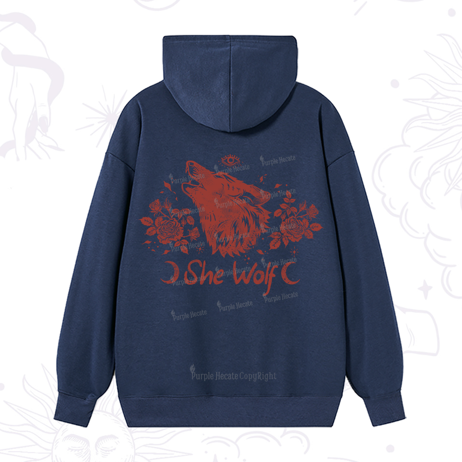 Purplehecate She Wolf Hoodie