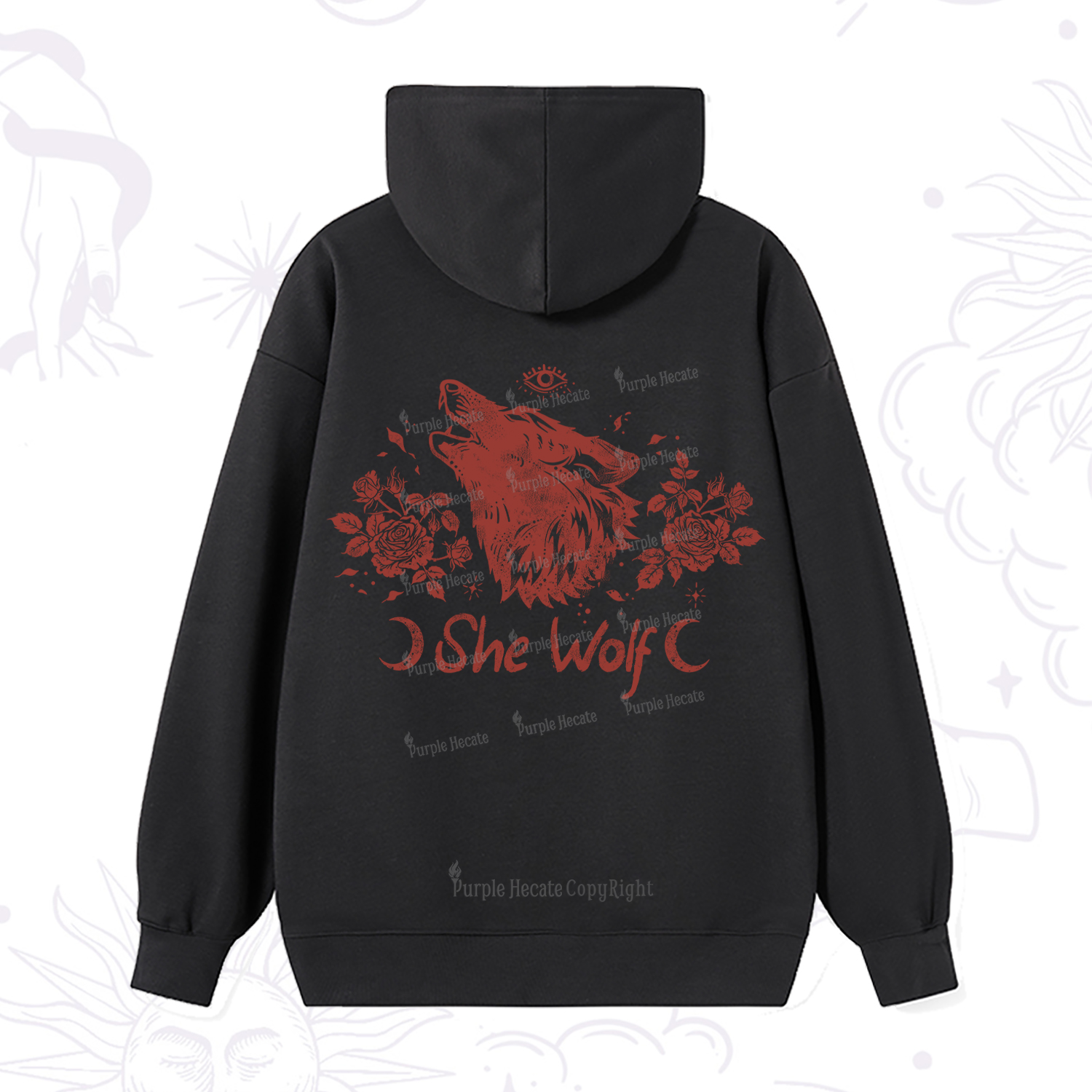 Purplehecate She Wolf Hoodie