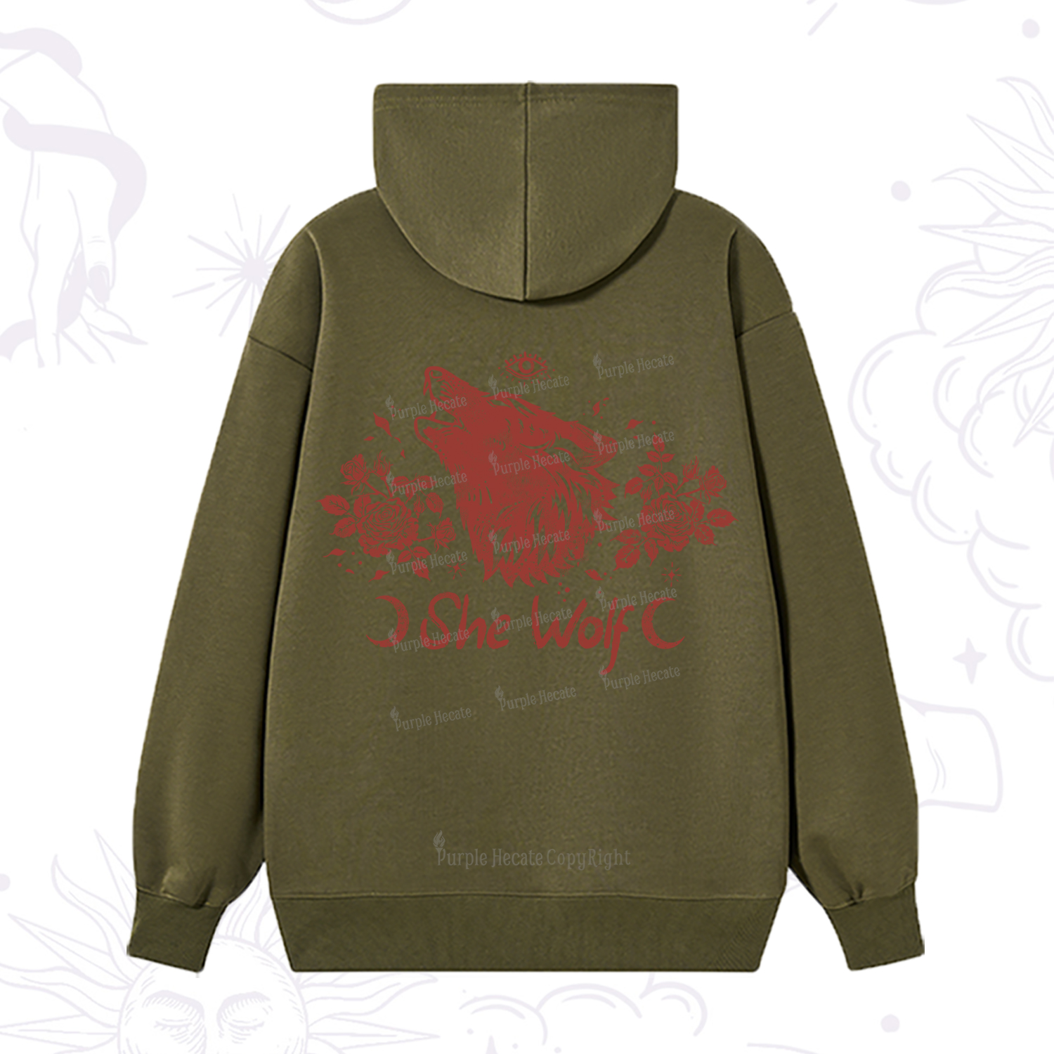 Purplehecate She Wolf Hoodie