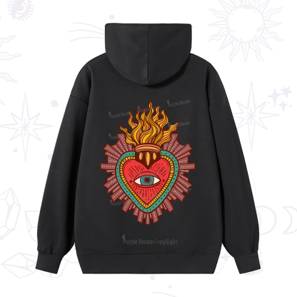 Purplehecate Sacred Heart Hoodie