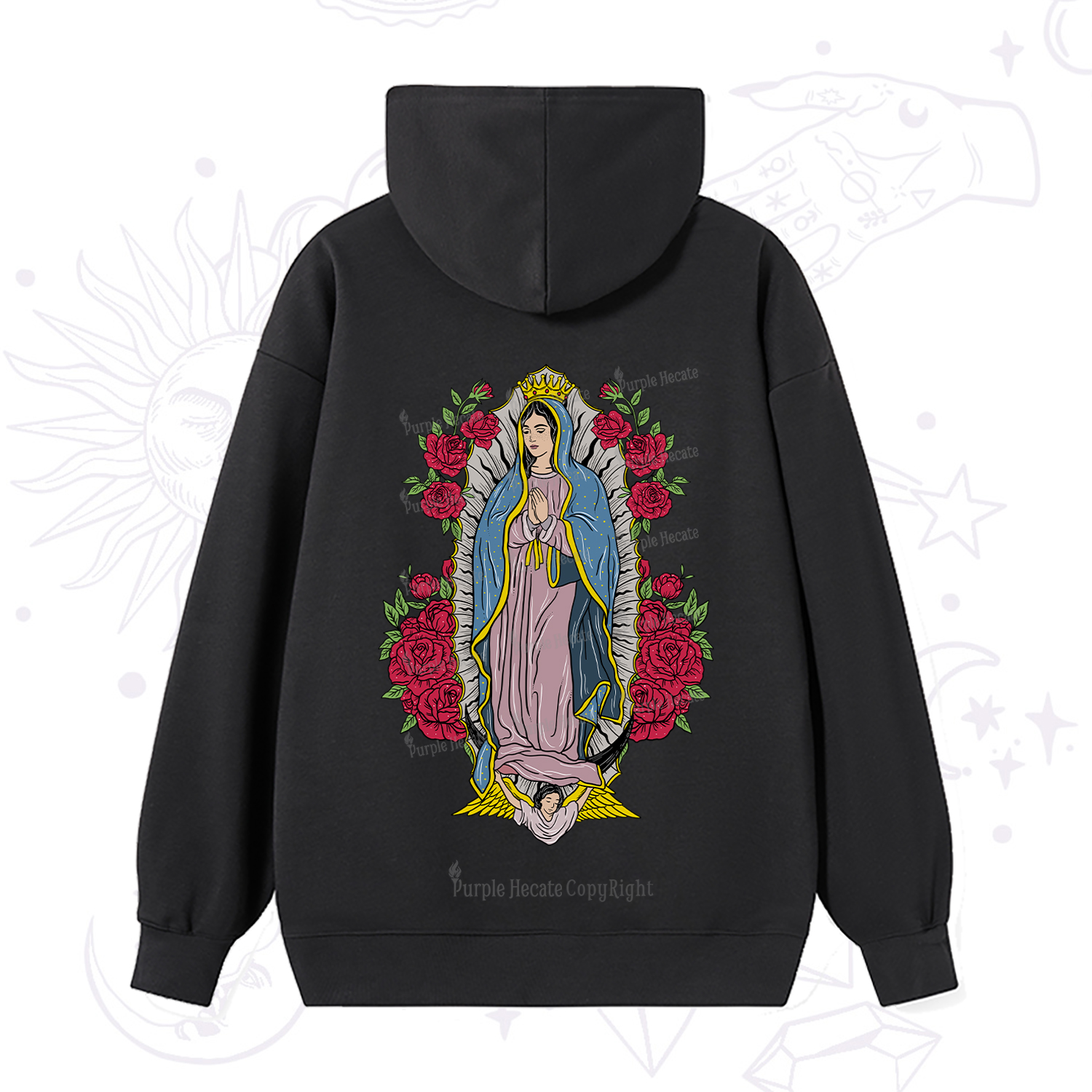 Purplehecate Mother Mary Hoodie