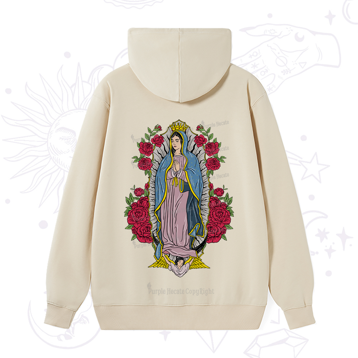 Purplehecate Mother Mary Hoodie