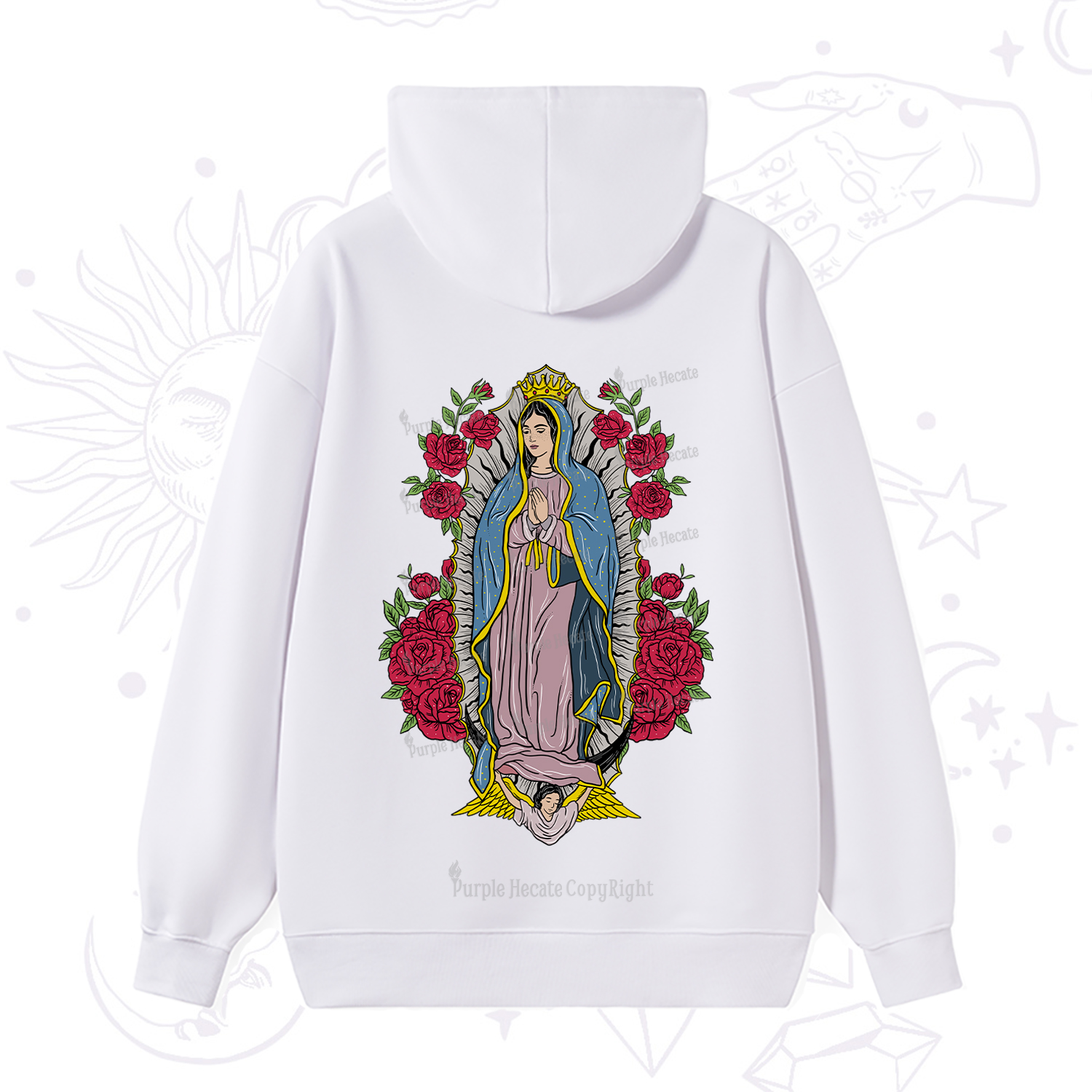 Purplehecate Mother Mary Hoodie