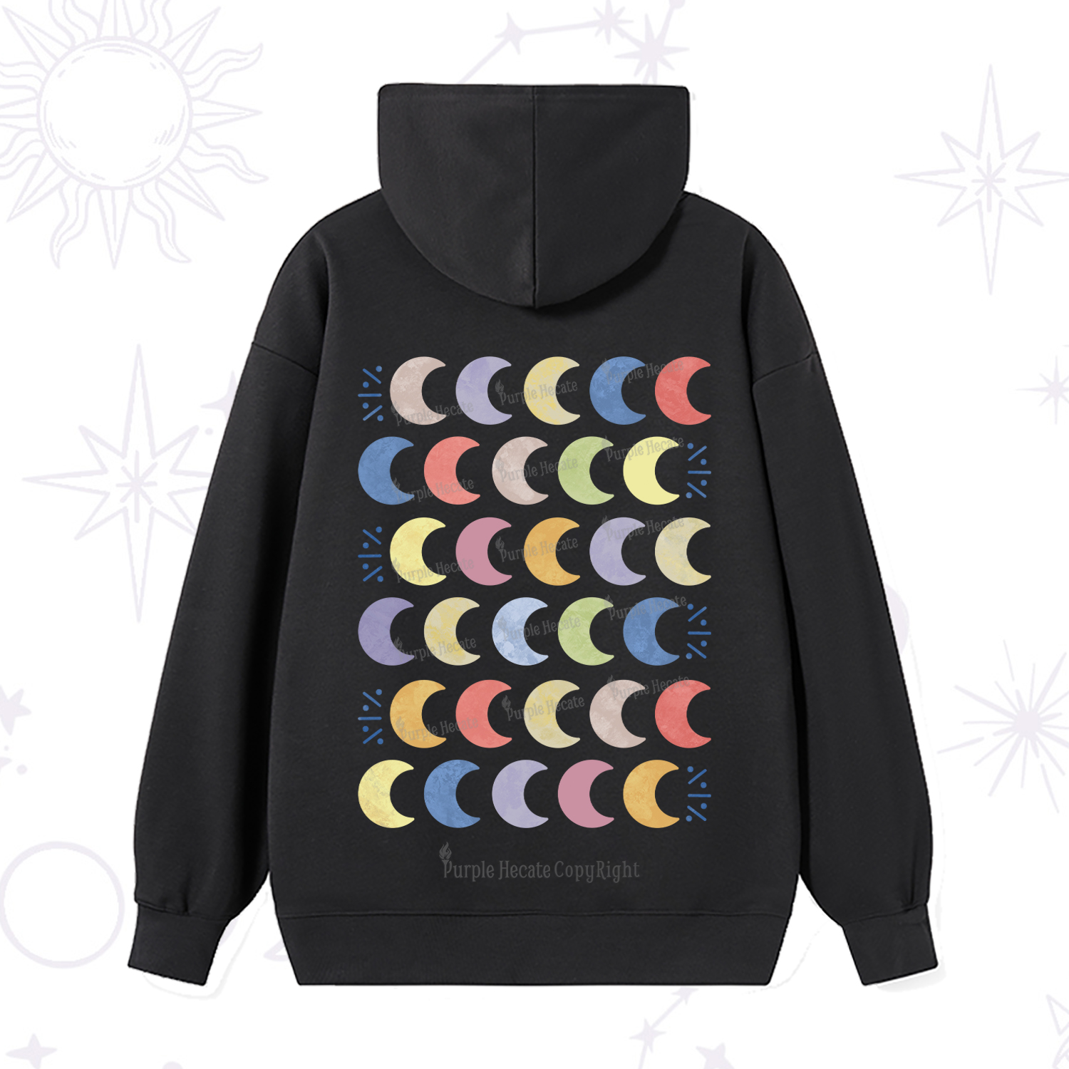 Purplehecate Every Phase Of Me Hoodie
