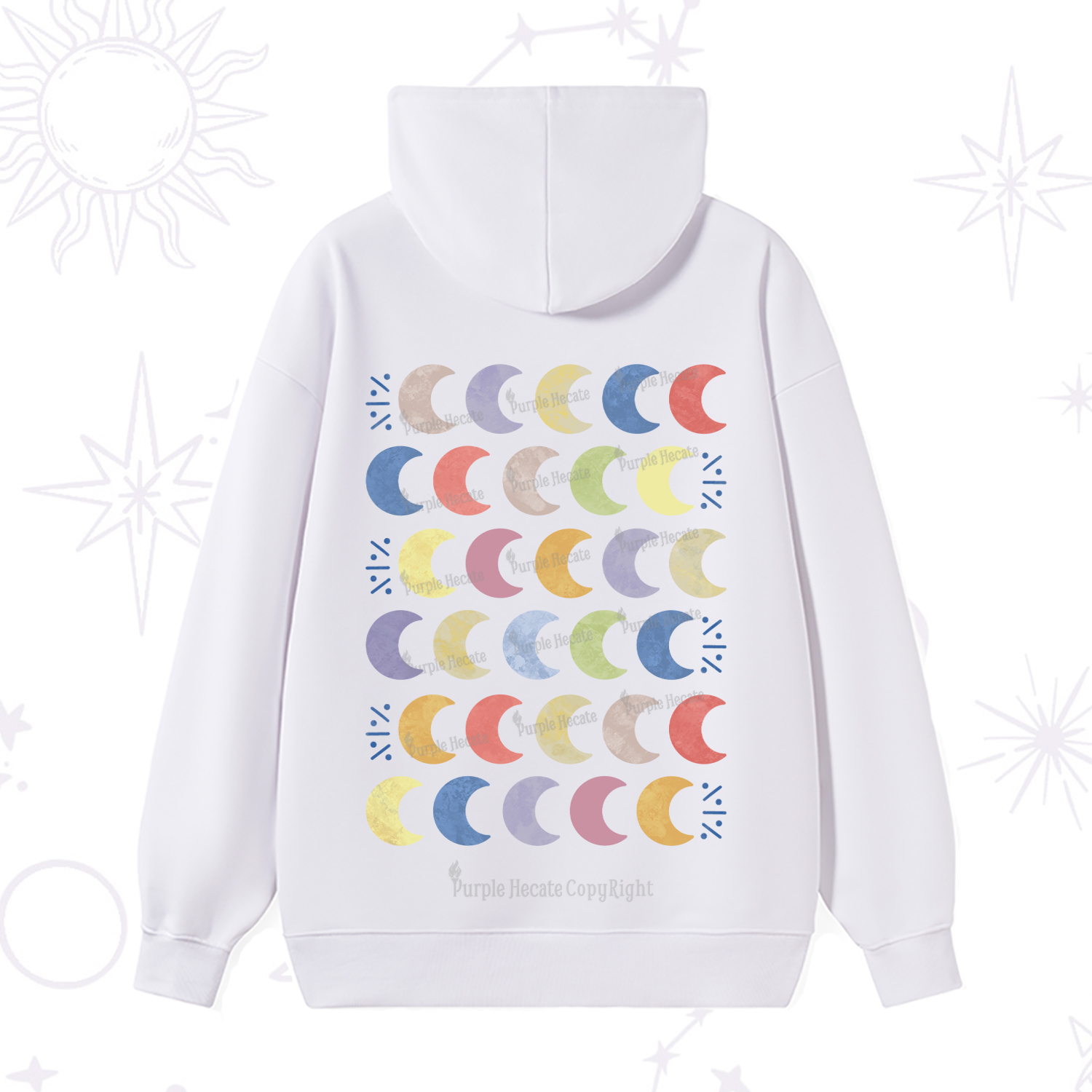 Purplehecate Every Phase Of Me Hoodie