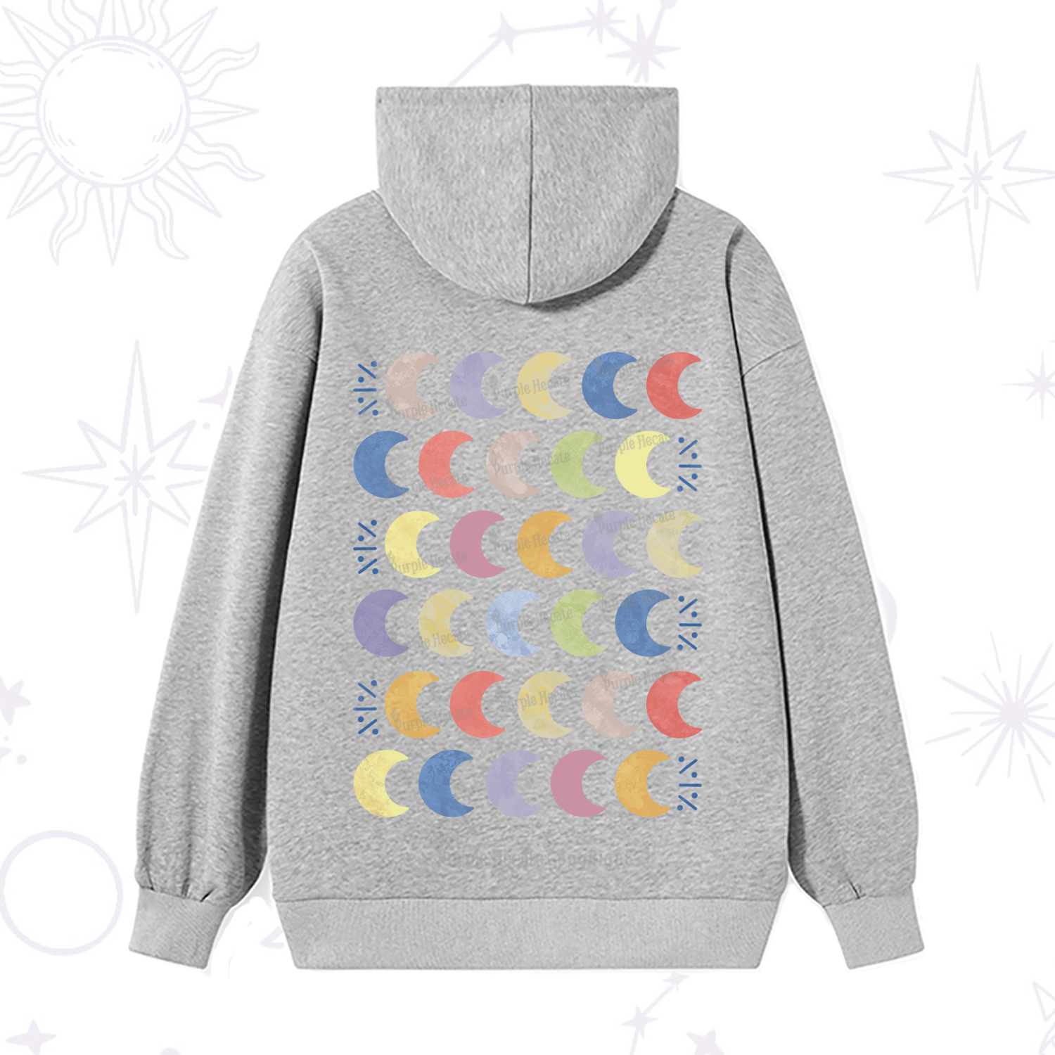 Purplehecate Every Phase Of Me Hoodie