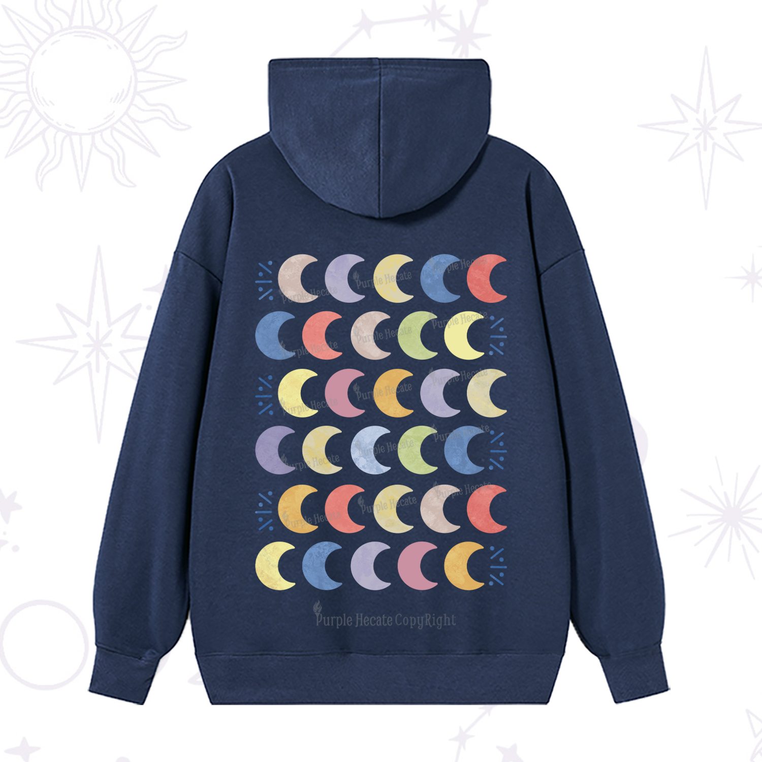 Purplehecate Every Phase Of Me Hoodie