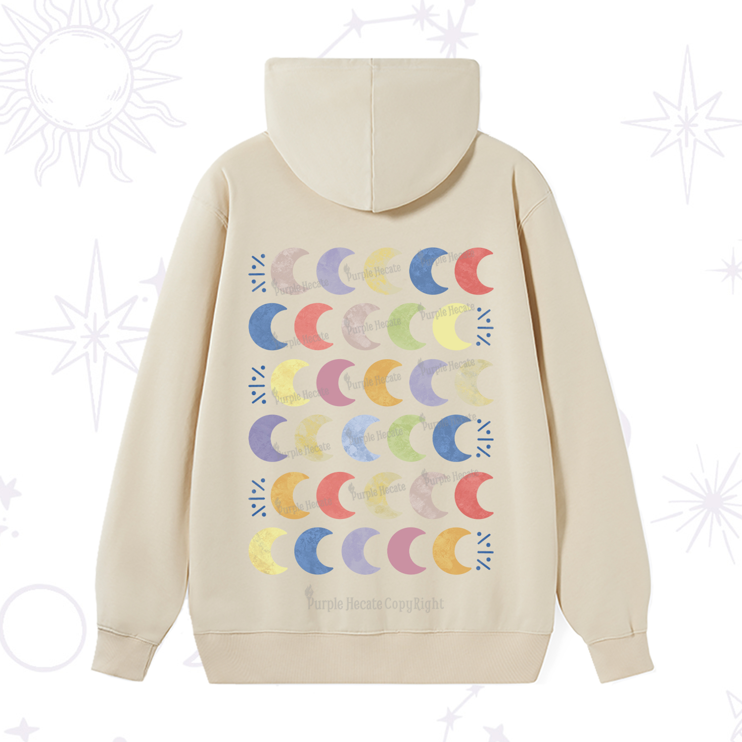 Purplehecate Every Phase Of Me Hoodie