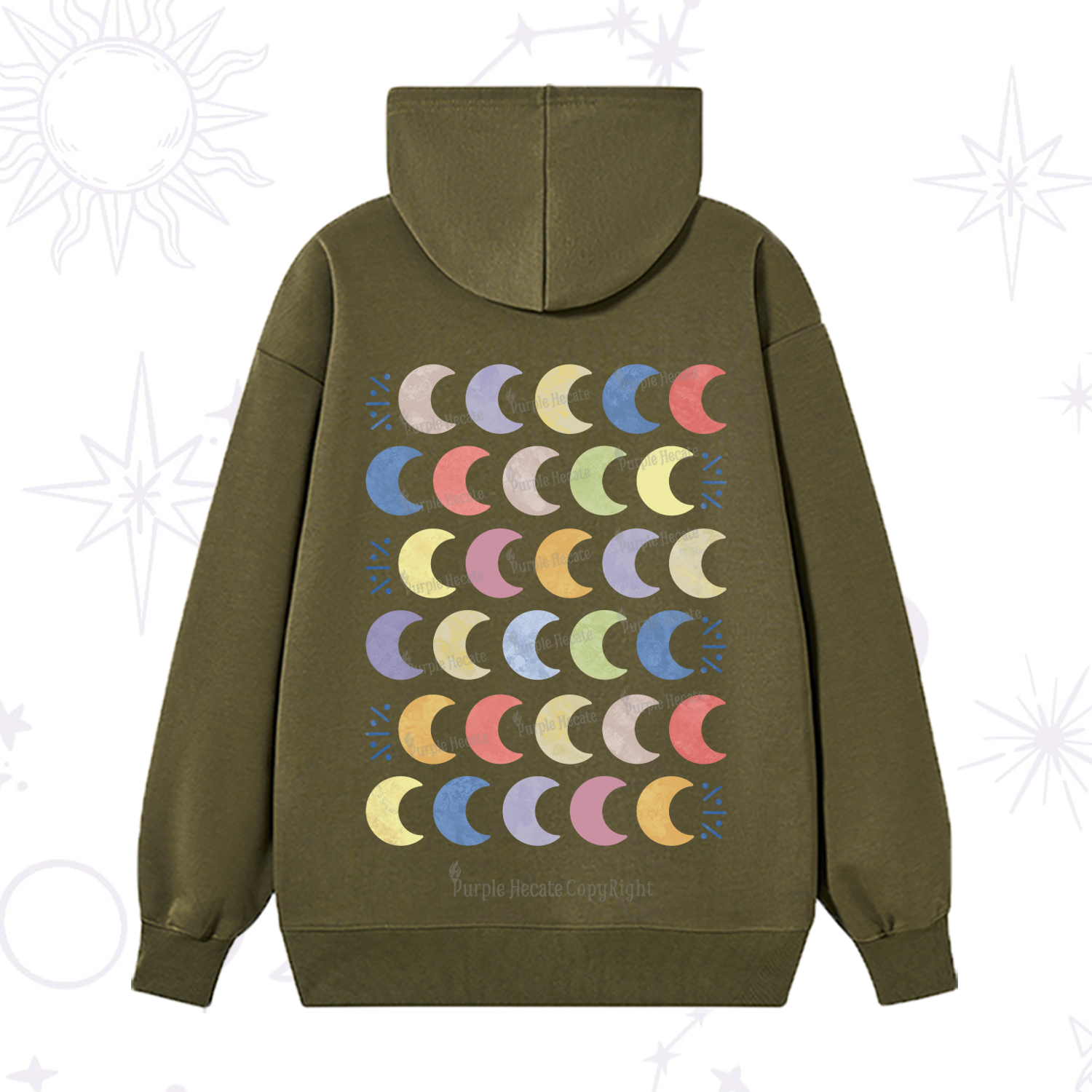 Purplehecate Every Phase Of Me Hoodie