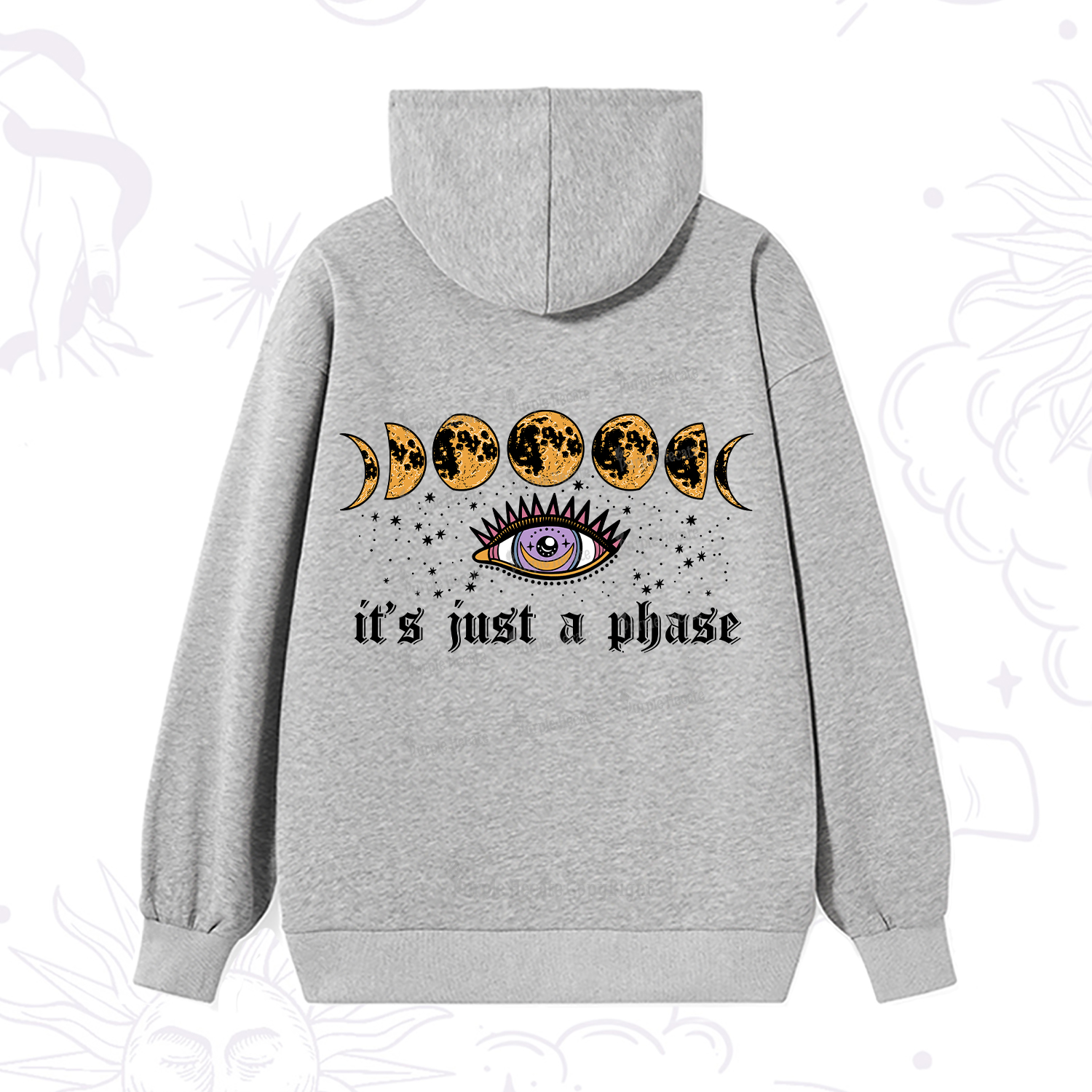 Purplehecate It's Just A Phase Hoodie