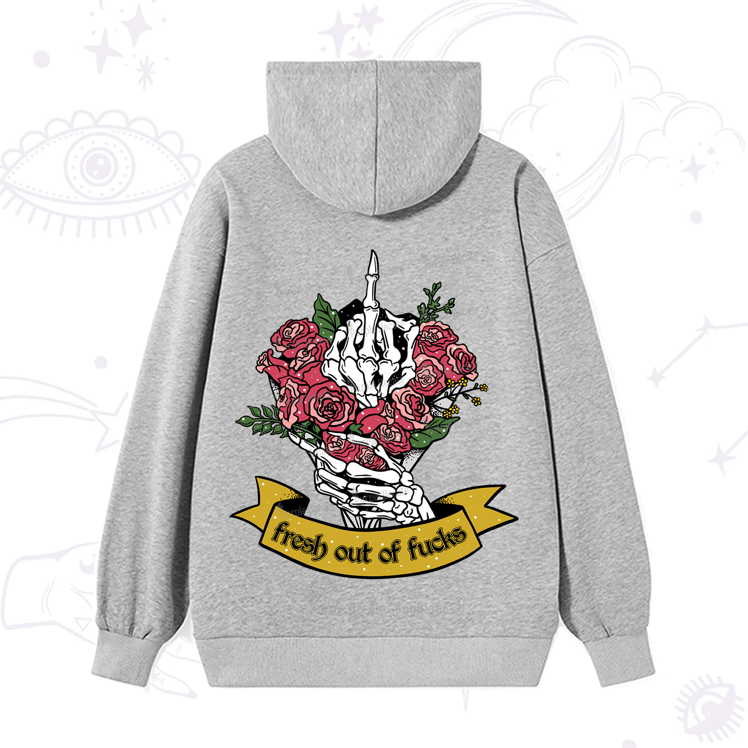 Purplehecate Fresh Out Of Fucks Hoodie