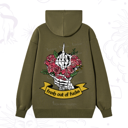 Purplehecate Fresh Out Of Fucks Hoodie