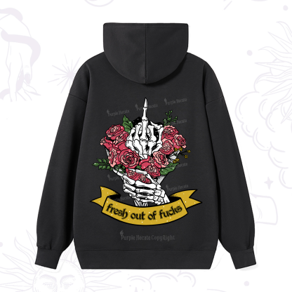 Purplehecate Fresh Out Of Fucks Hoodie
