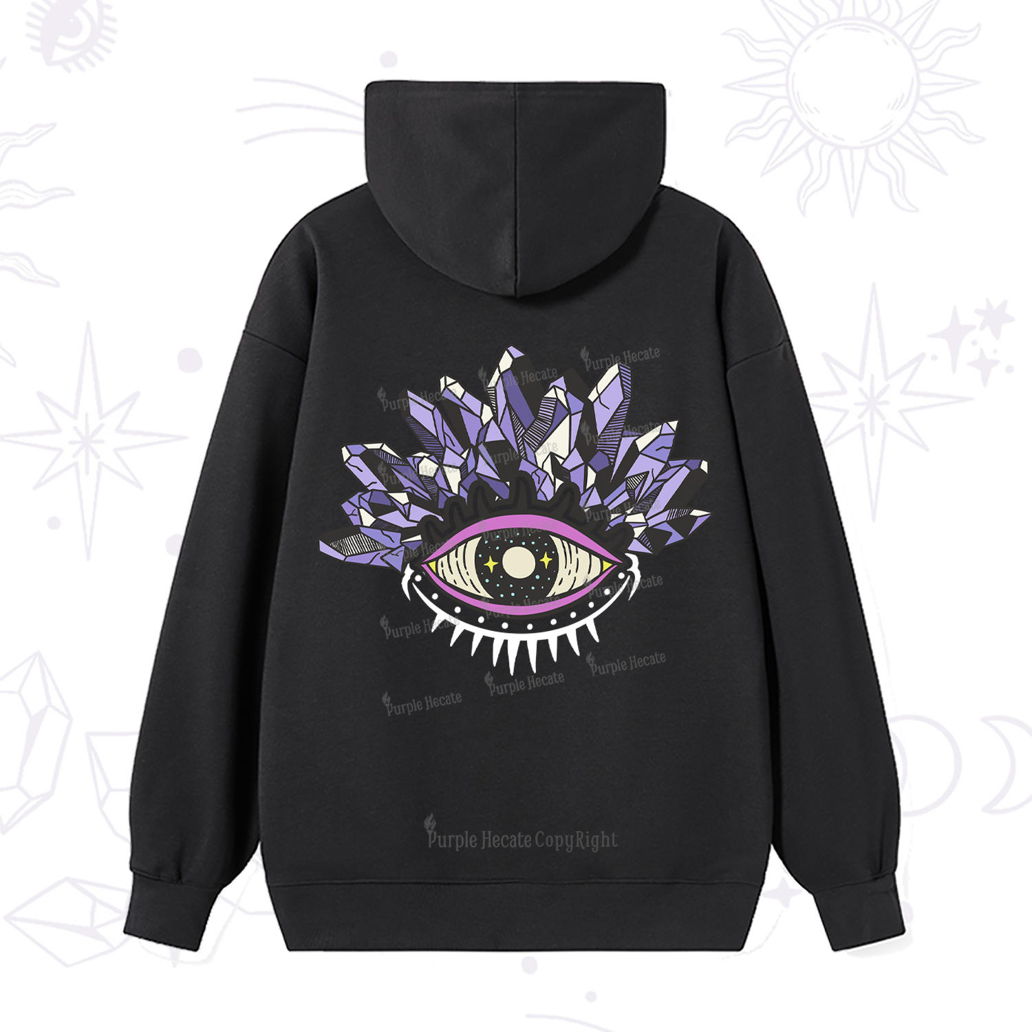 Purplehecate Crystal Eye Hoodie