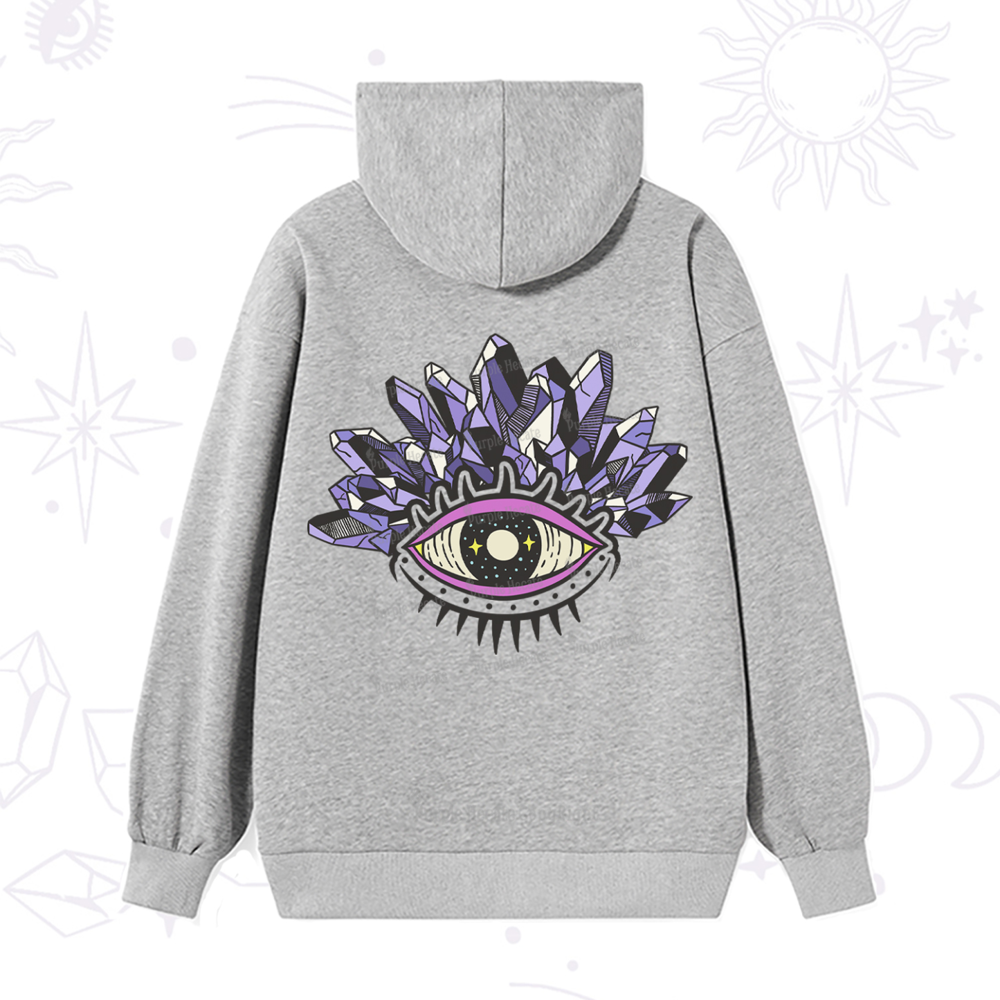 Purplehecate Crystal Eye Hoodie