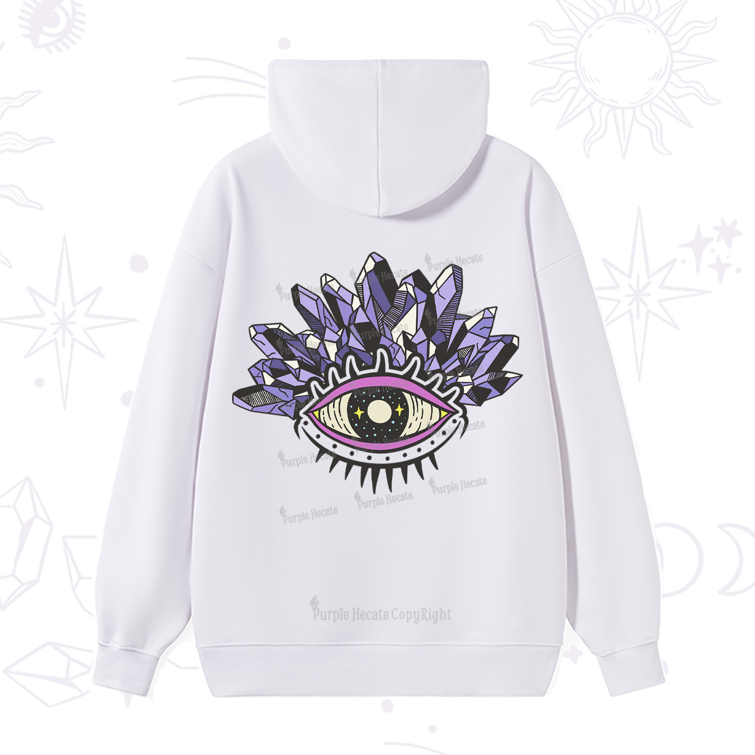 Purplehecate Crystal Eye Hoodie