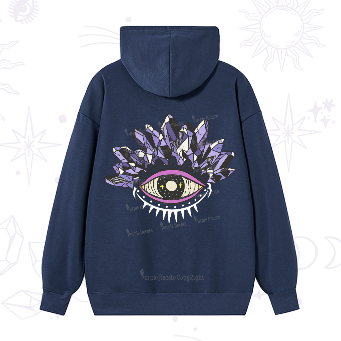 Purplehecate Crystal Eye Hoodie