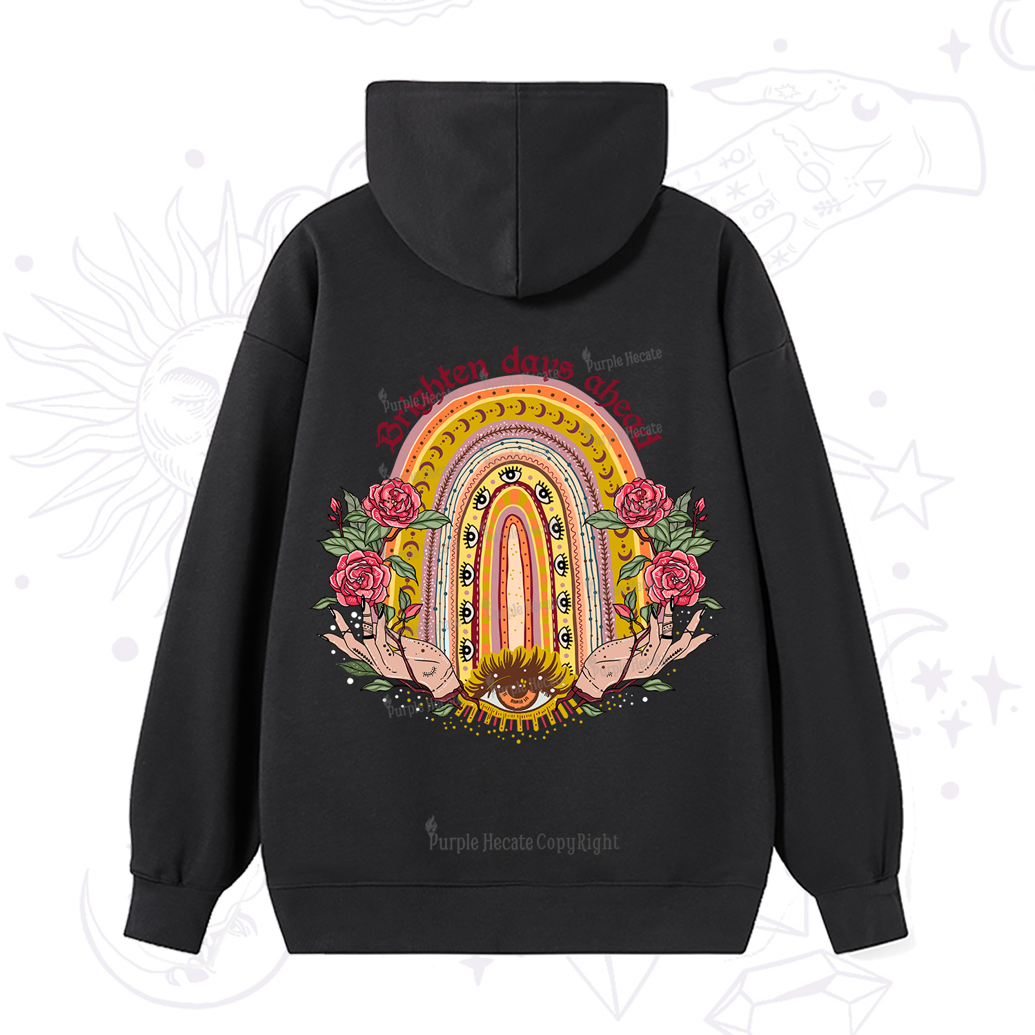 Purplehecate Brighten Days Ahead Hoodie