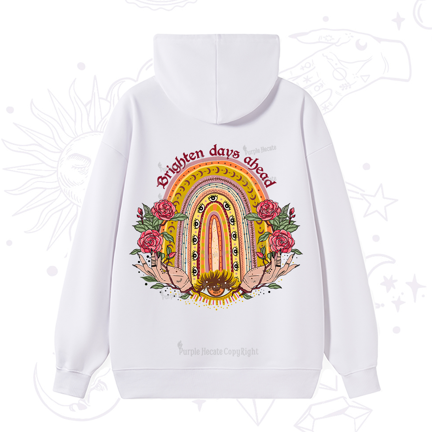 Purplehecate Brighten Days Ahead Hoodie