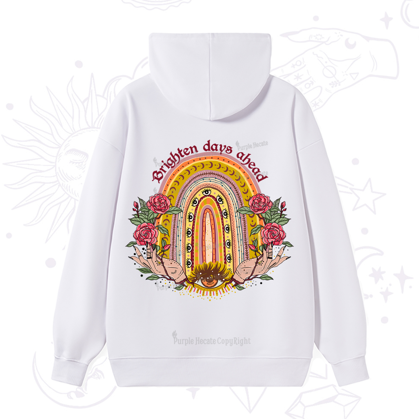 Purplehecate Brighten Days Ahead Hoodie