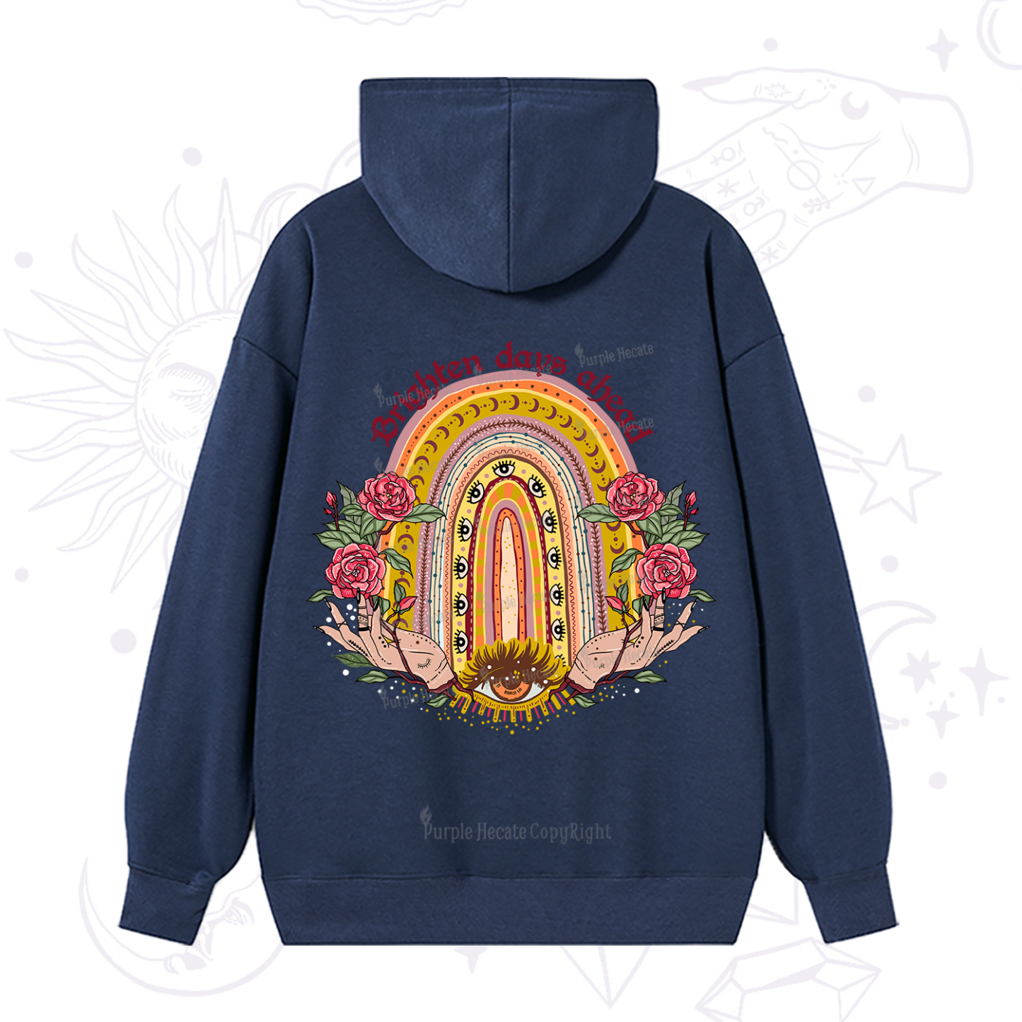 Purplehecate Brighten Days Ahead Hoodie