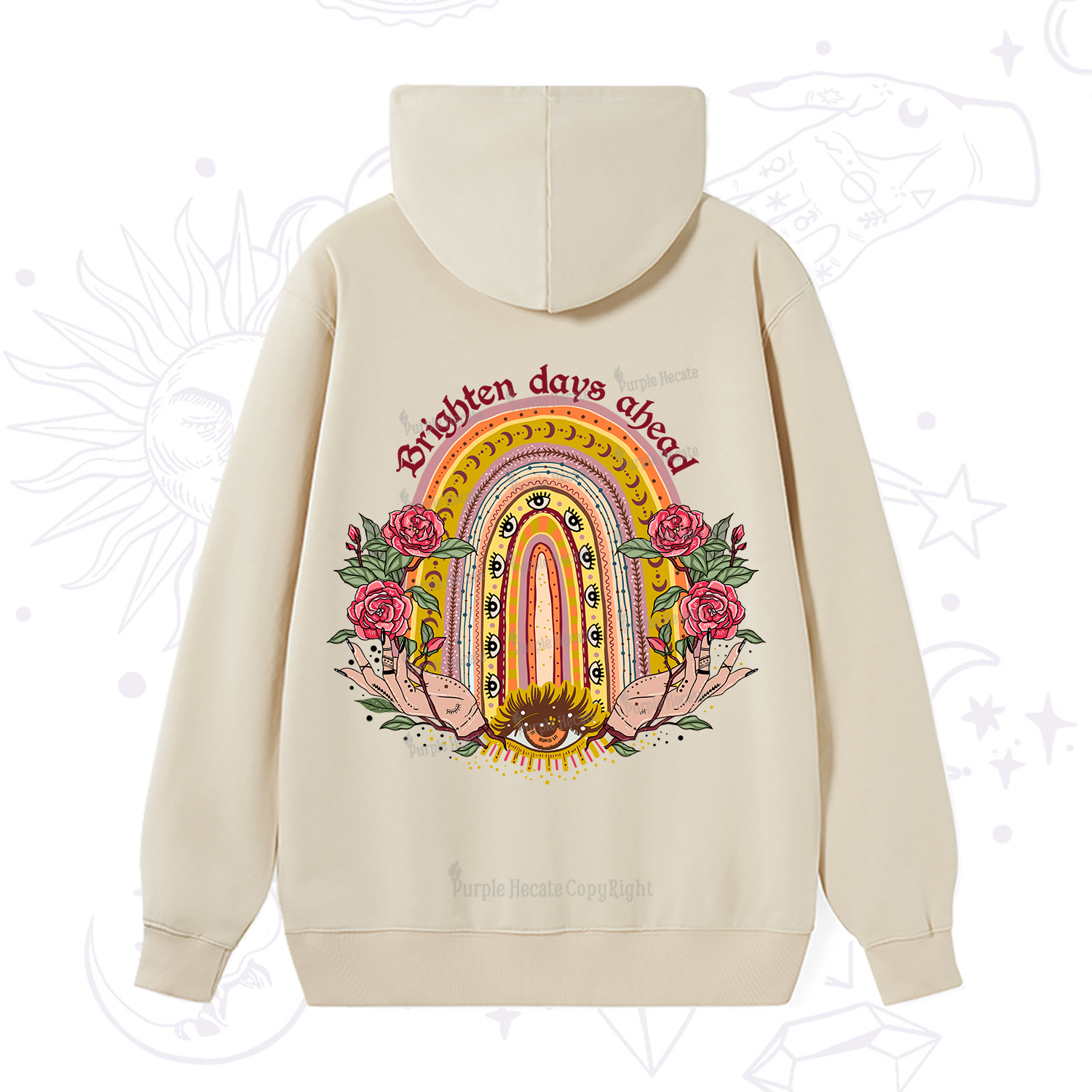Purplehecate Brighten Days Ahead Hoodie