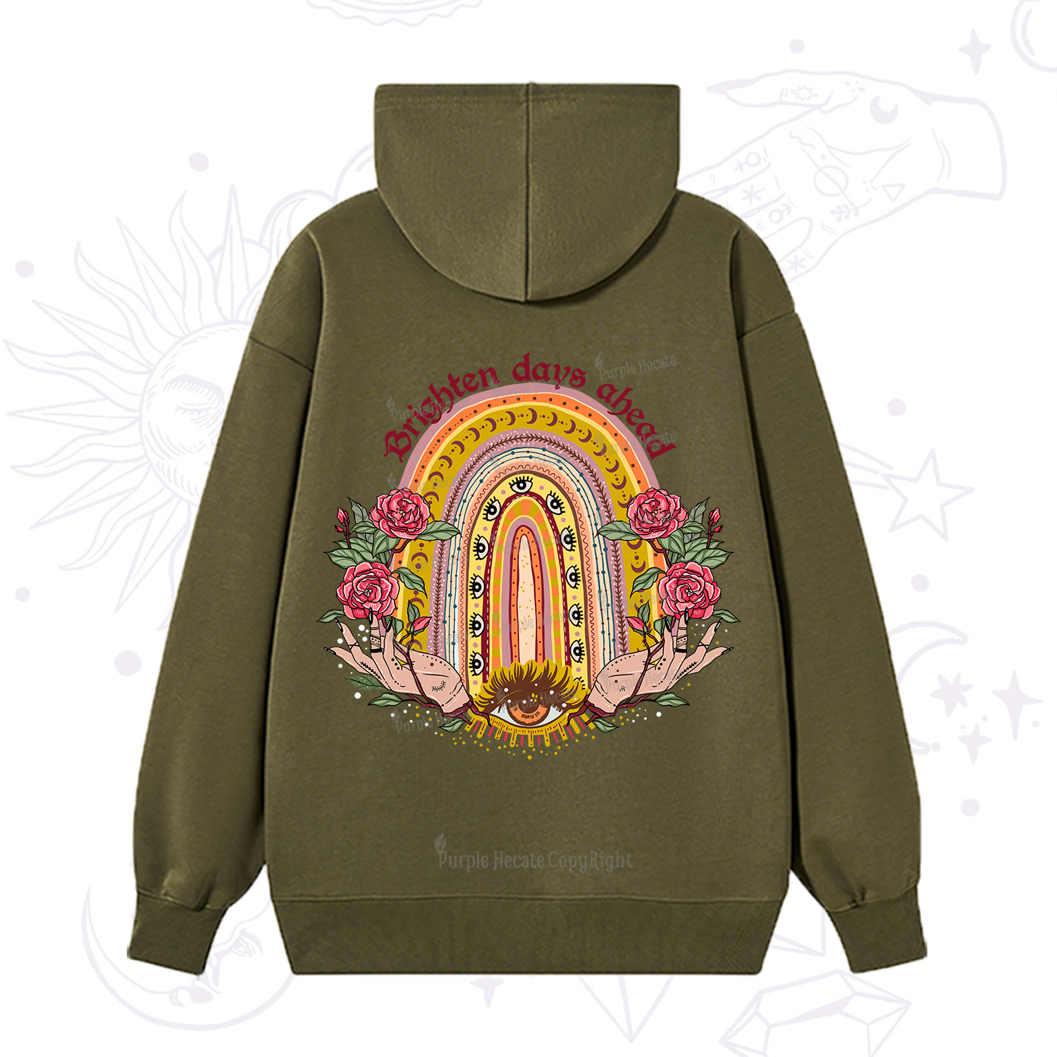 Purplehecate Brighten Days Ahead Hoodie