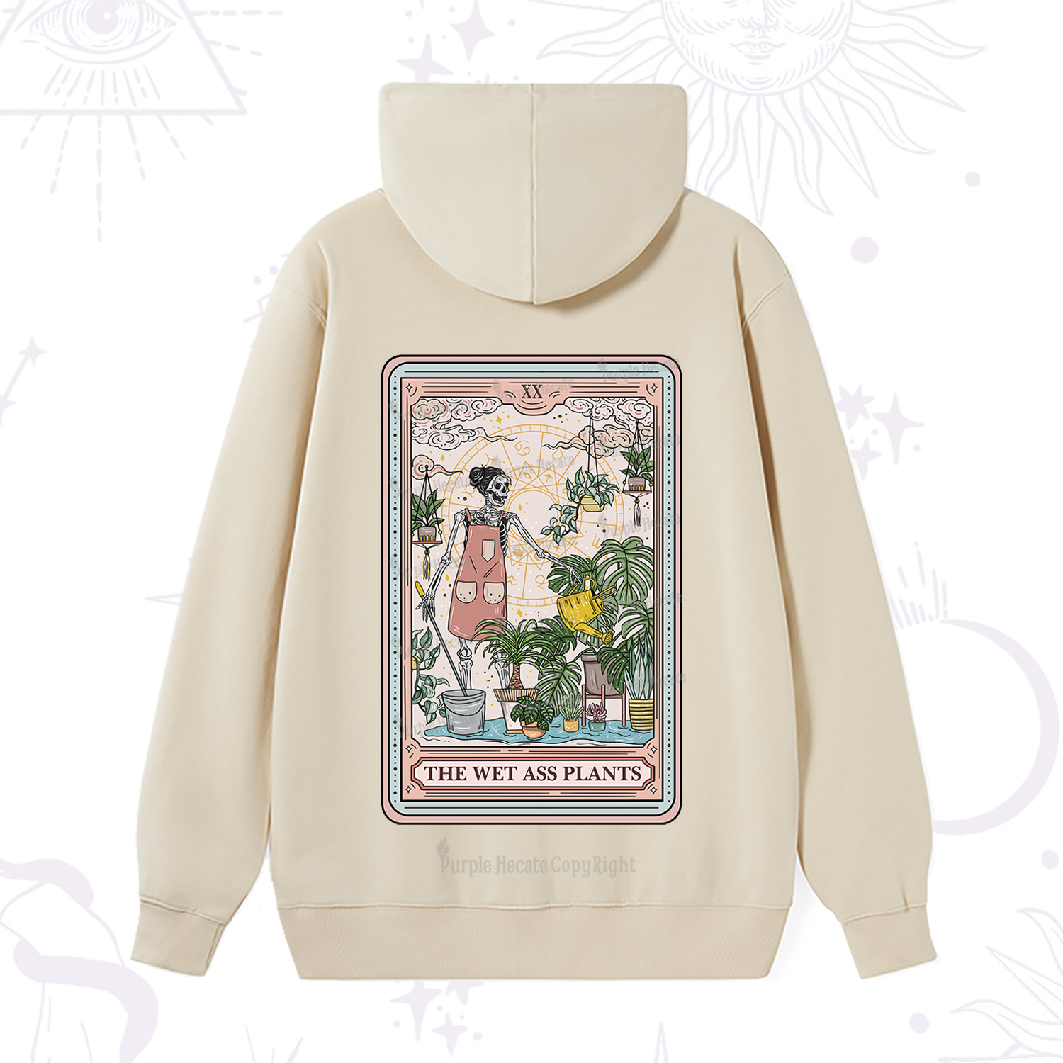 Purplehecate The Wet Ass Plants Tarot Hoodie