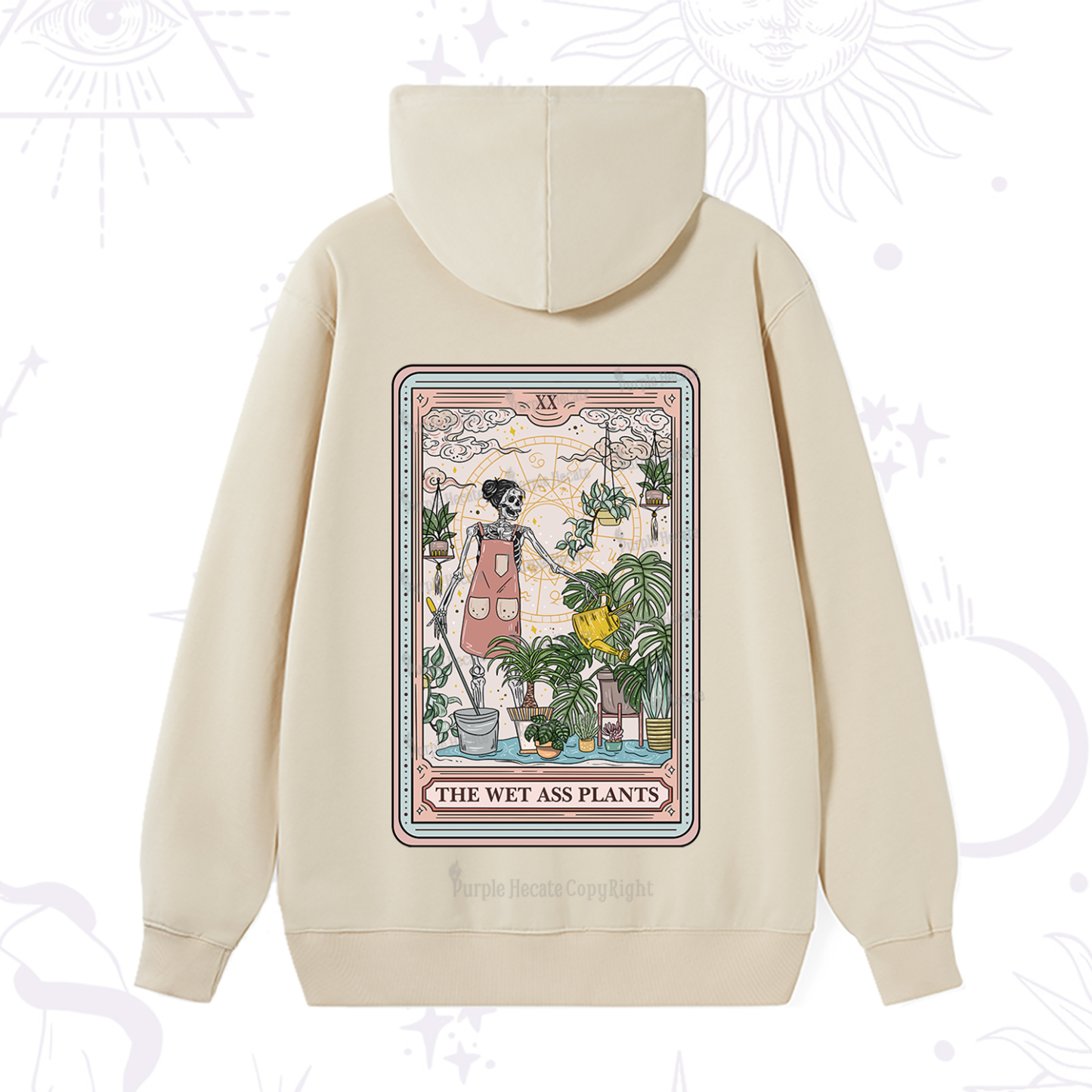 Purplehecate The Wet Ass Plants Tarot Hoodie