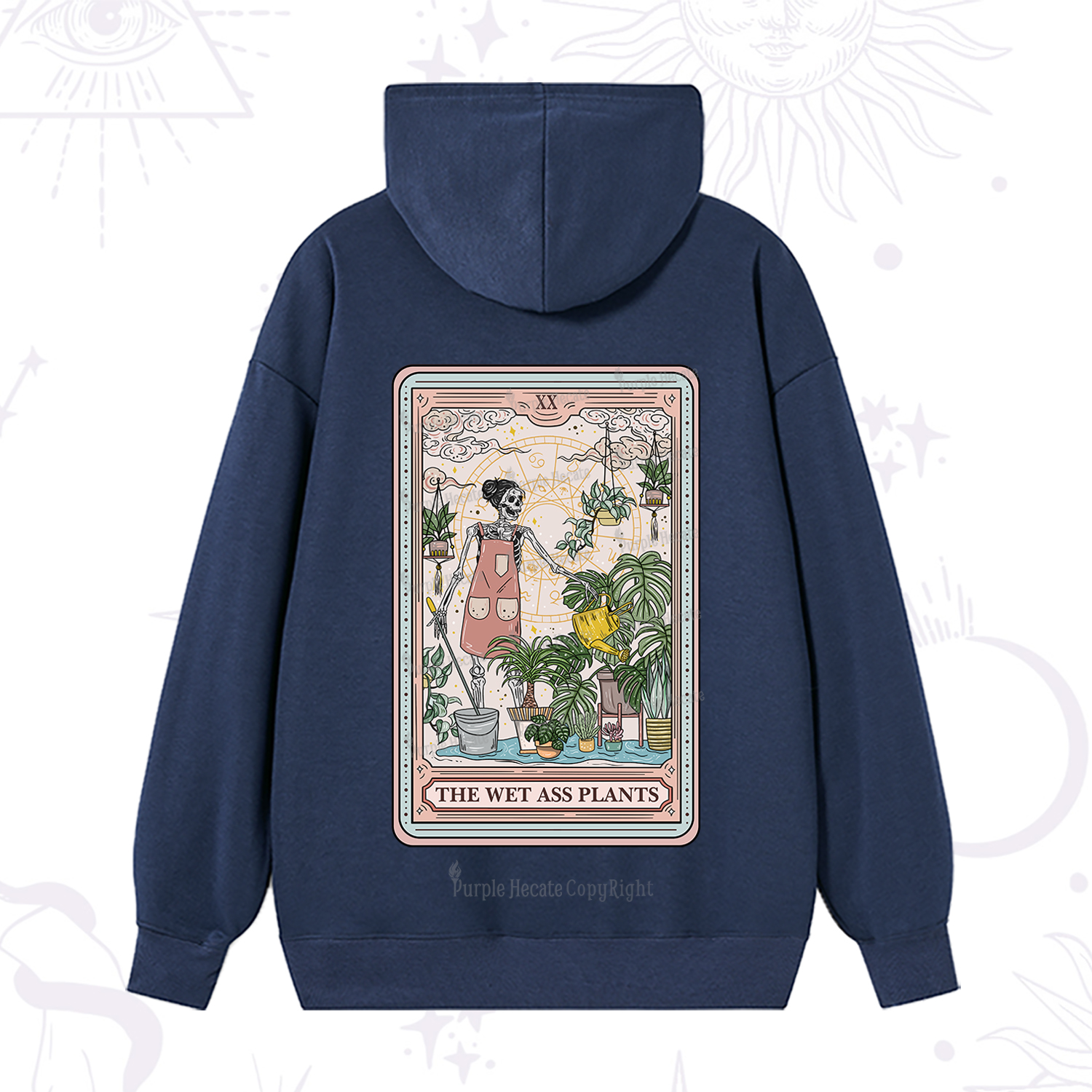 Purplehecate The Wet Ass Plants Tarot Hoodie