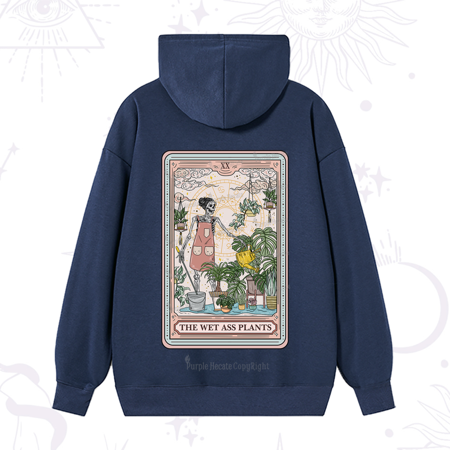 Purplehecate The Wet Ass Plants Tarot Hoodie