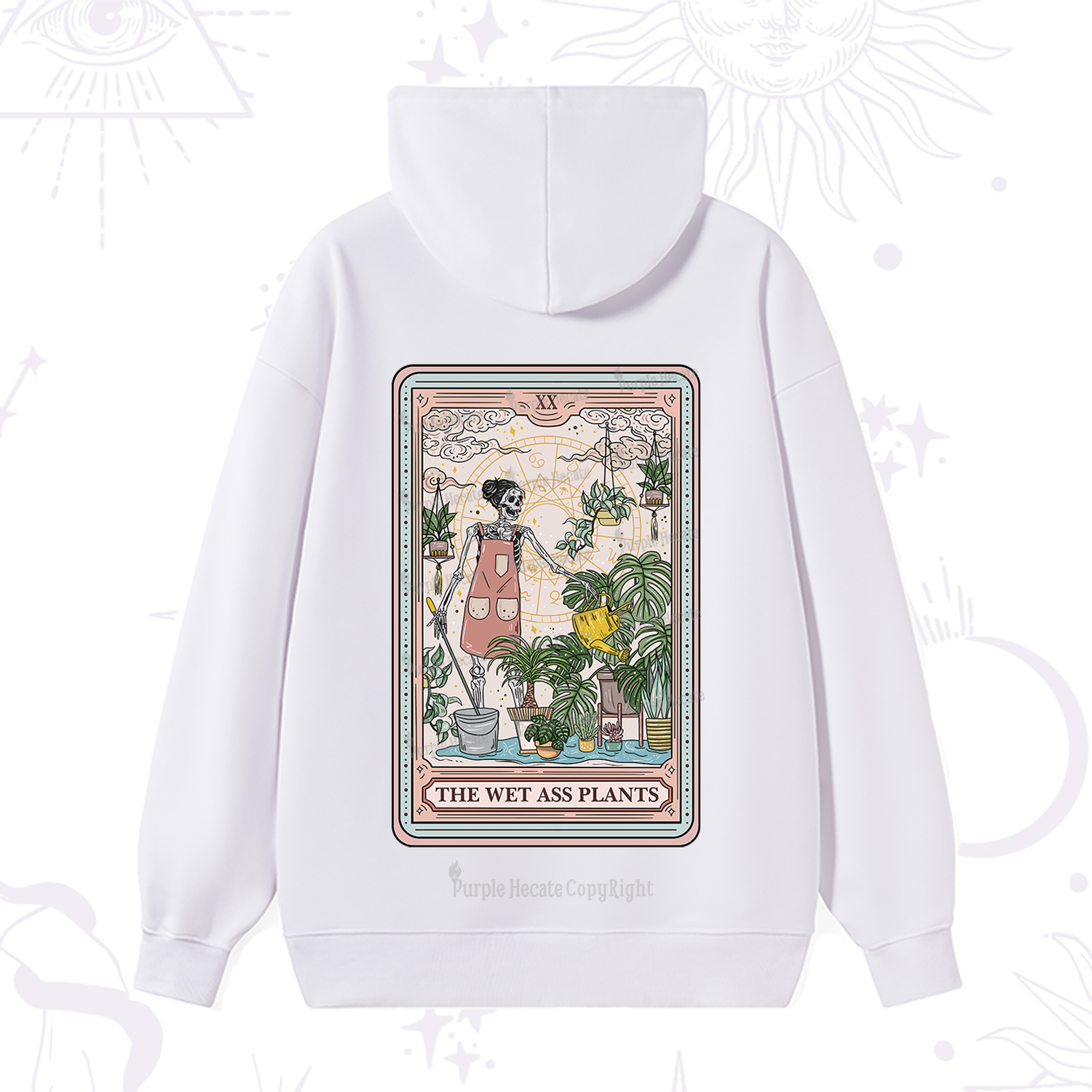Purplehecate The Wet Ass Plants Tarot Hoodie