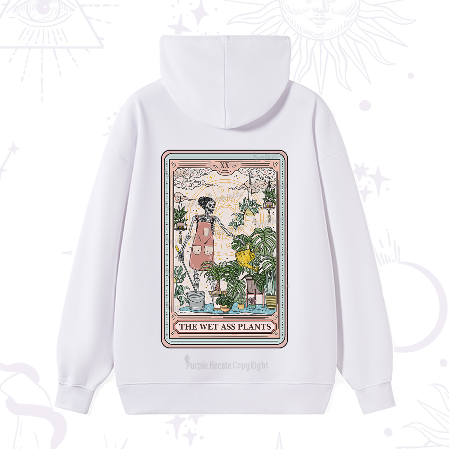 Purplehecate The Wet Ass Plants Tarot Hoodie