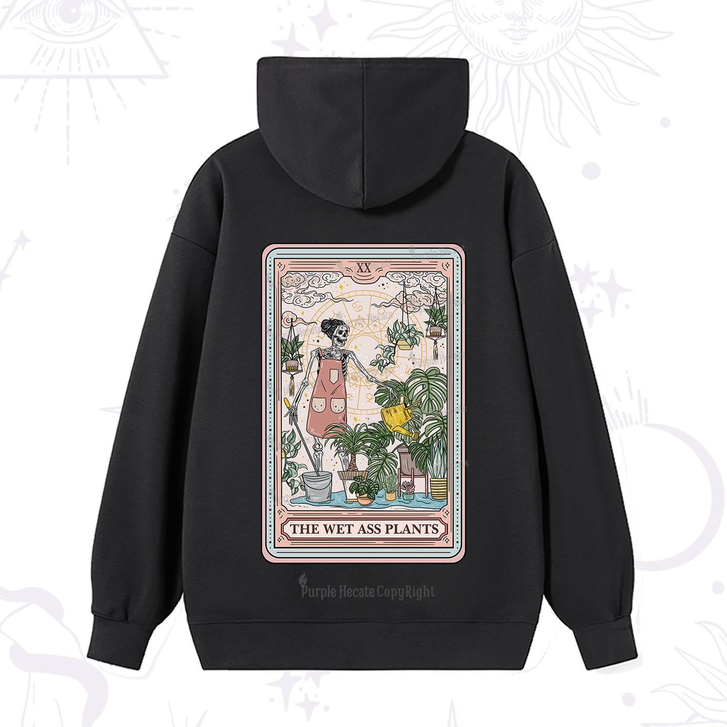 Purplehecate The Wet Ass Plants Tarot Hoodie