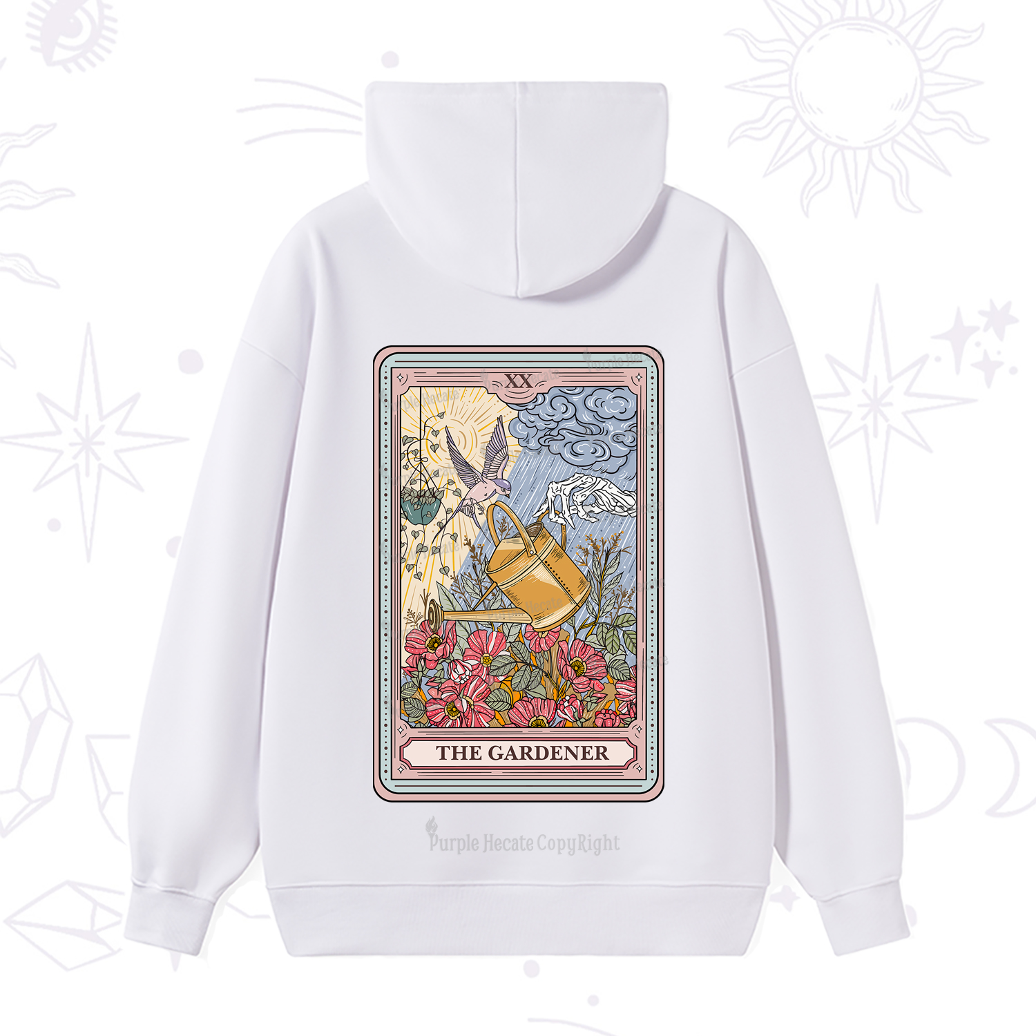 Purplehecate The Gardener Tarot Hoodie