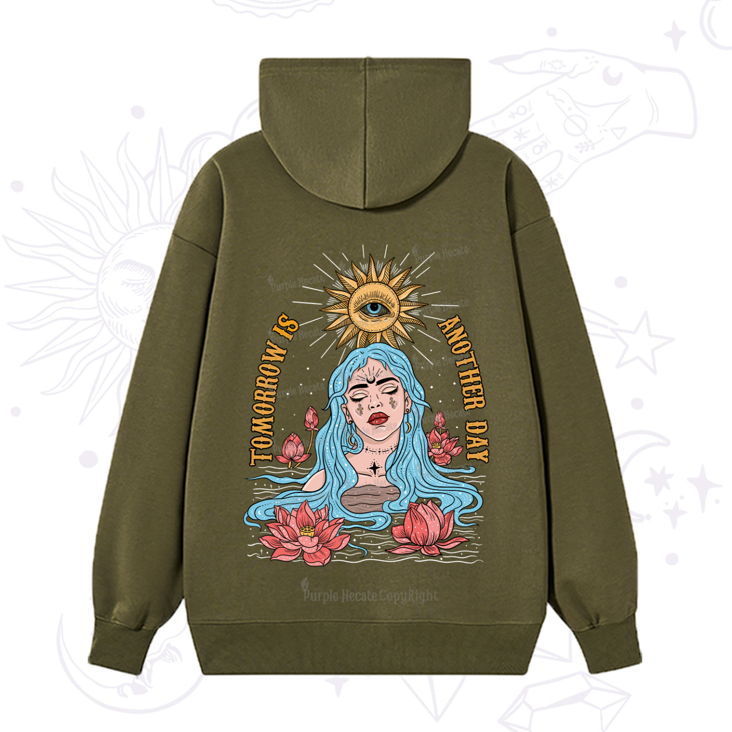 Purplehecate Tomorrow Is Another Day Hoodie