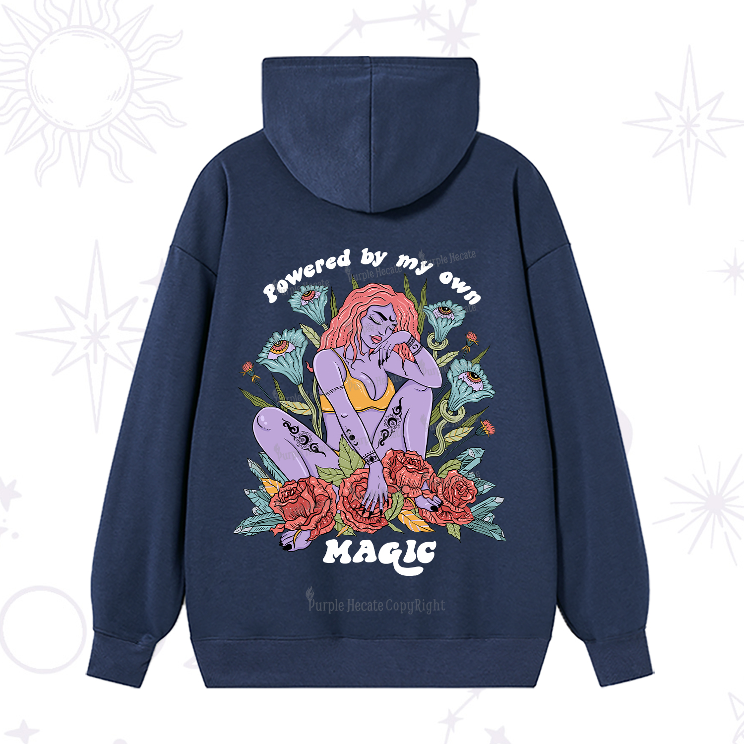 Purplehecate Powered By My Own Magic Hoodie