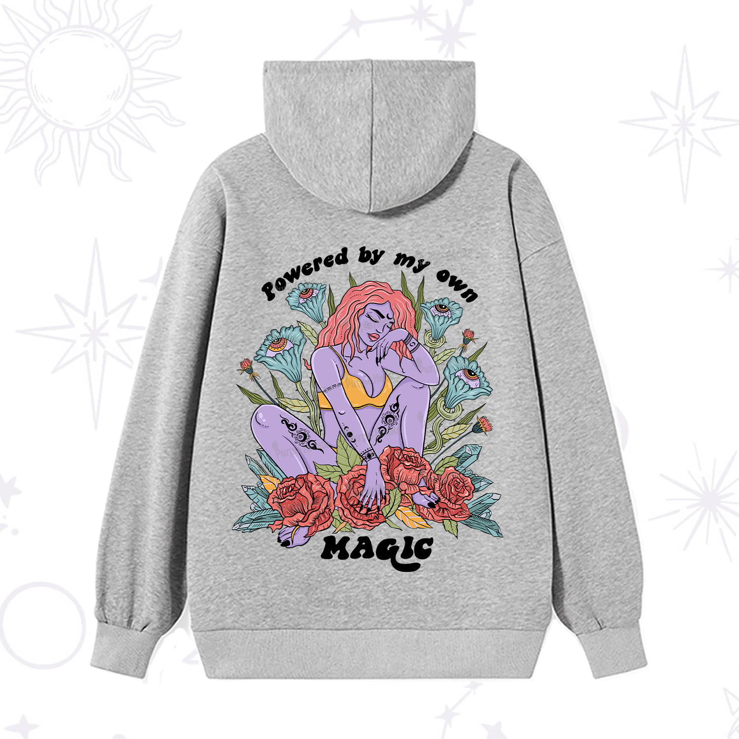 Purplehecate Powered By My Own Magic Hoodie