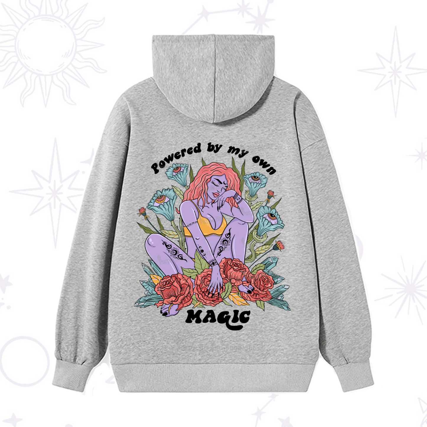 Purplehecate Powered By My Own Magic Hoodie