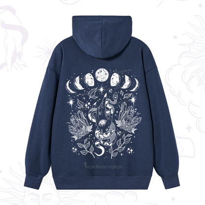 Purplehecate Reach For The Moon Hoodie